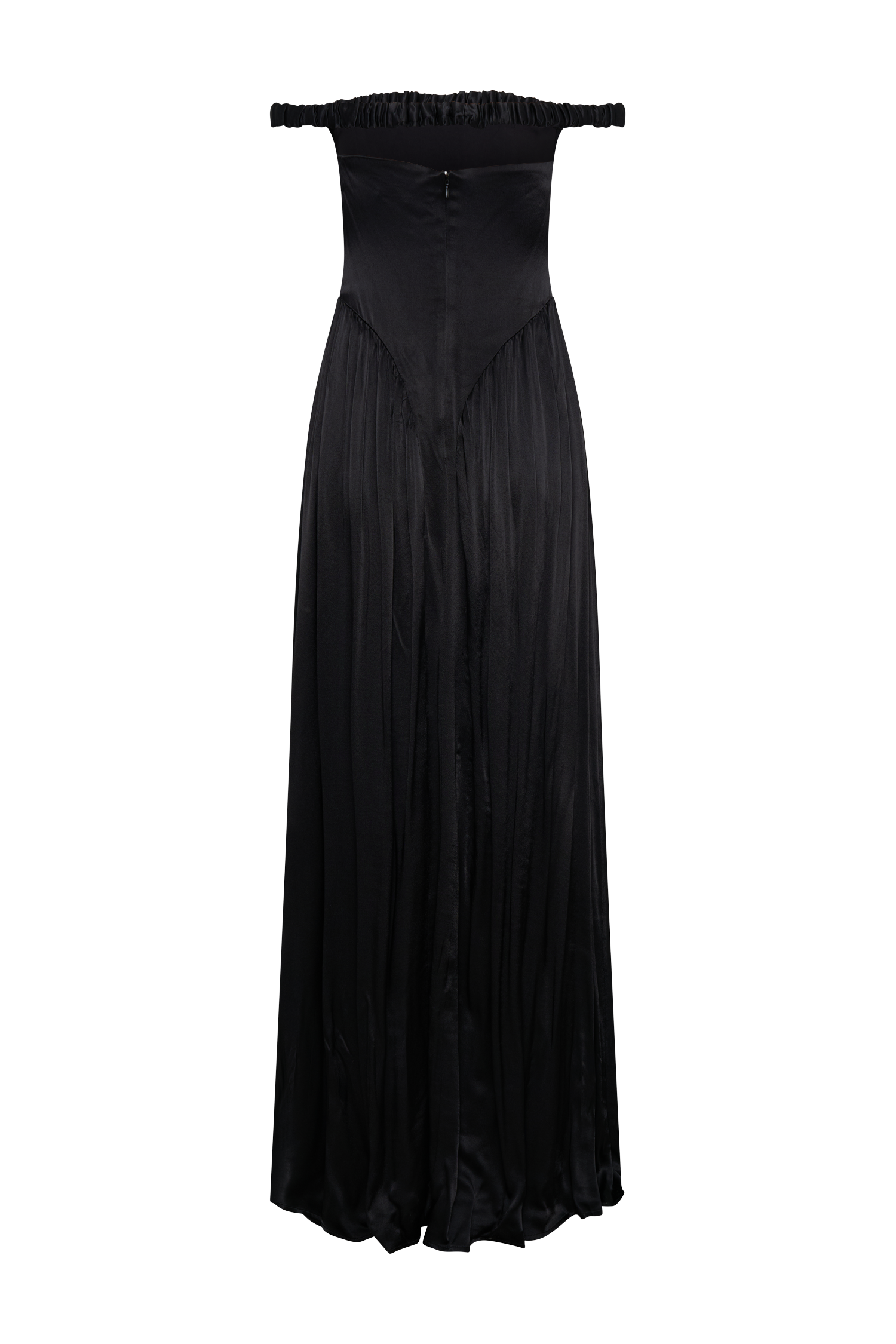 Coco Dropped Waist Maxi Dress - Black、mySite、solidvoid