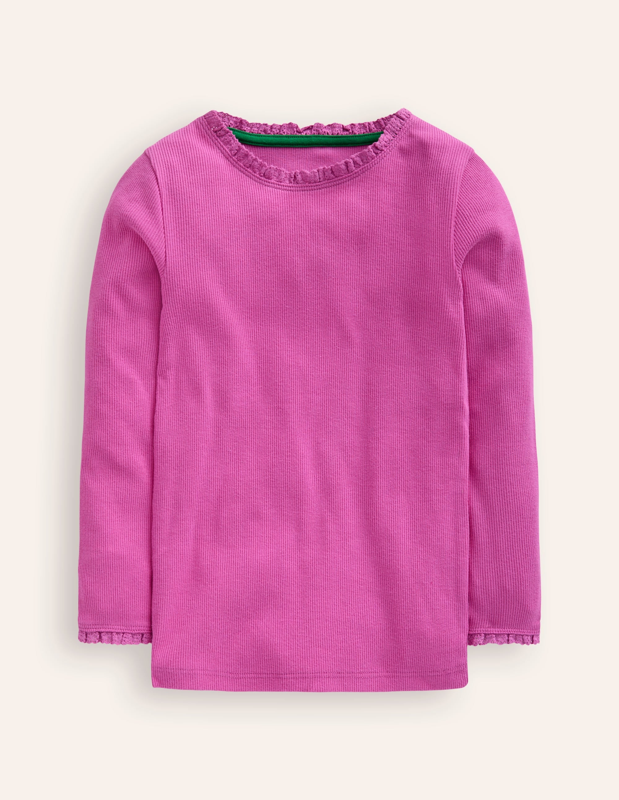  Ribbed Long Sleeve T-Shirt-Purple Berry Smoothie、mySite、ashleygrahame