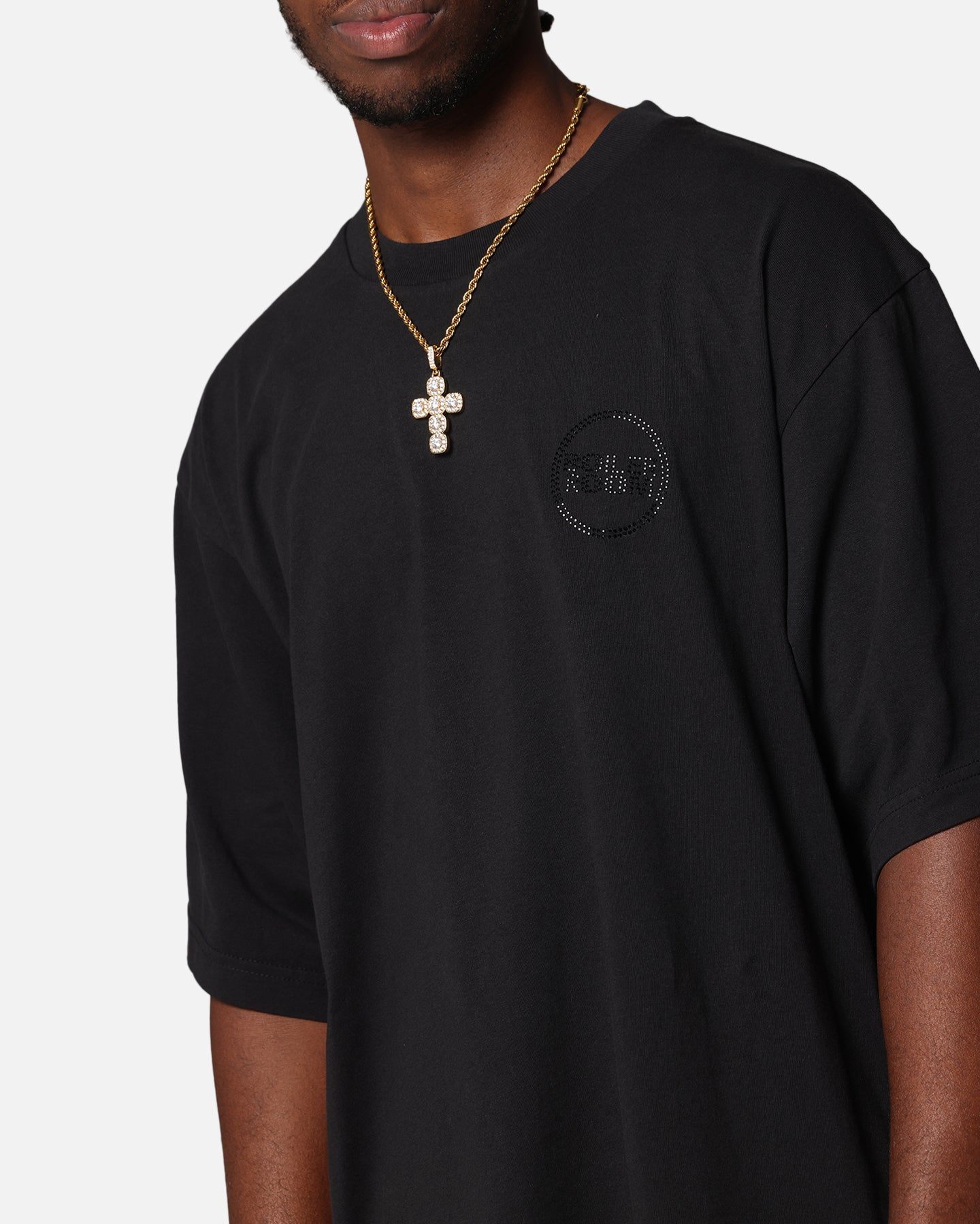 Boiler Room Rhiinestone T-Shirt Black、mySite、zt4zffjzw