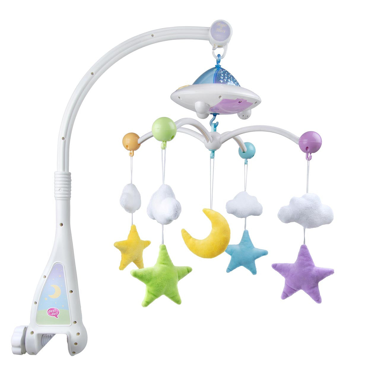 Moon & Stars Quran Cot Mobile with Light Projection、mySite、topwebapps