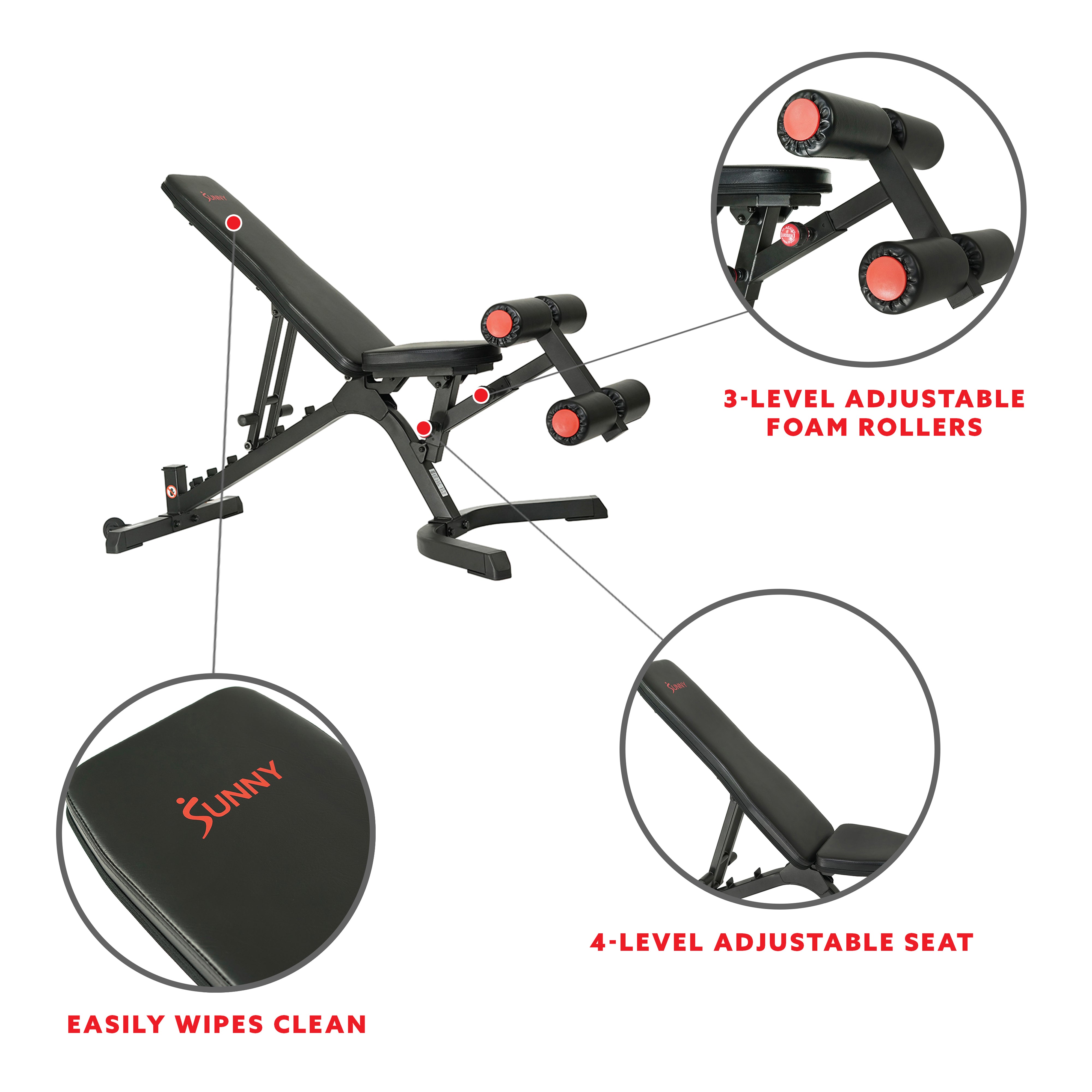  Power Zone Premium Adjustable Multifunction Incline/Decline Bench、mySite、ghnorth