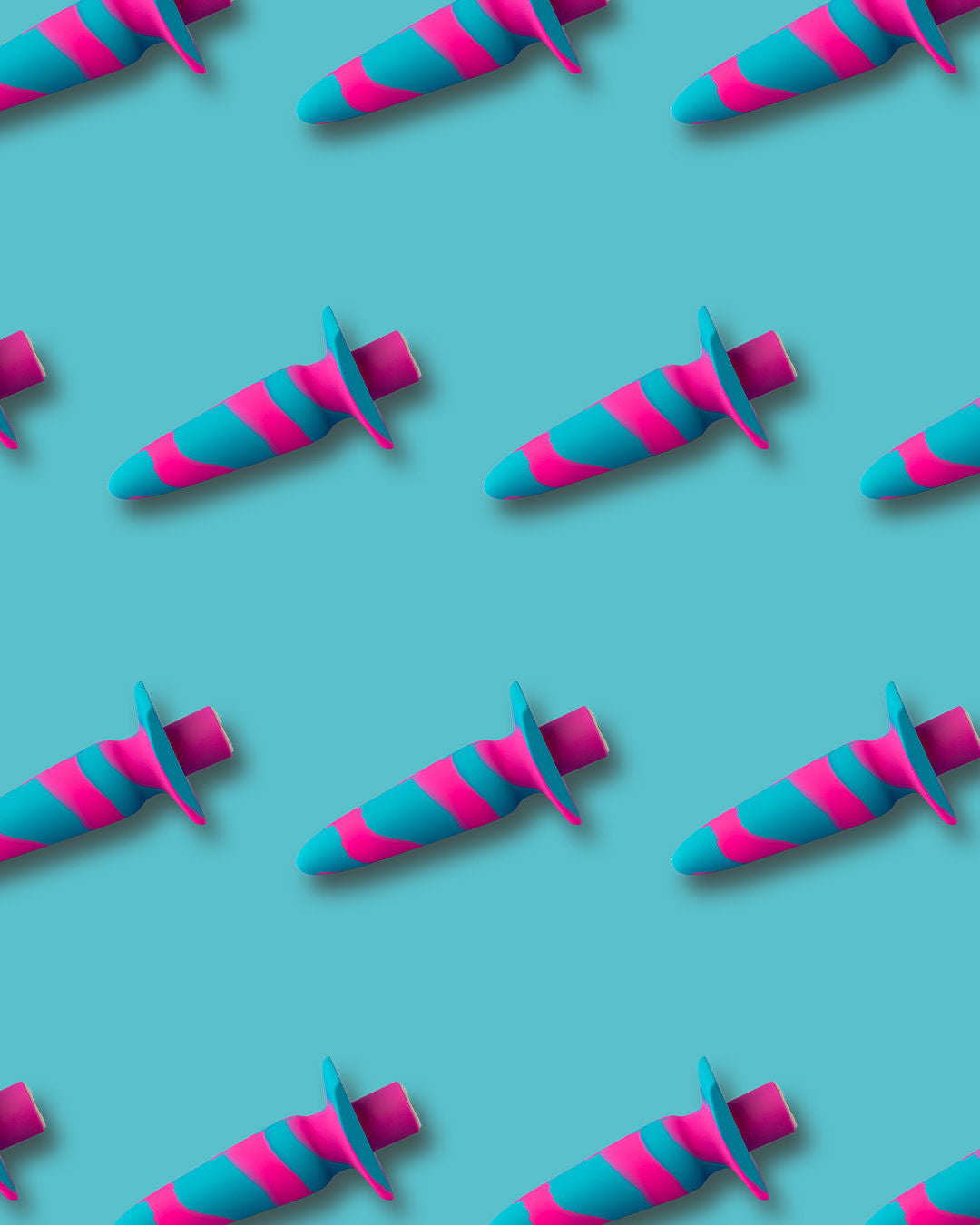 Avant By Blush® | Vibrotize Fuchsia: Artisan 5 Inch Powerful Vibrating Stayput™ Butt Plug - Elegantly Made with Smooth Ultrasilk® Purio™ Silicone、mySite、bottomscart