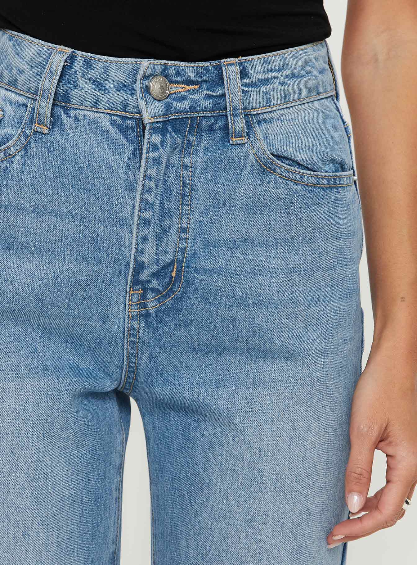 Henesey Raw Hem Jeans Mid Wash Tall、mySite、solidvoid