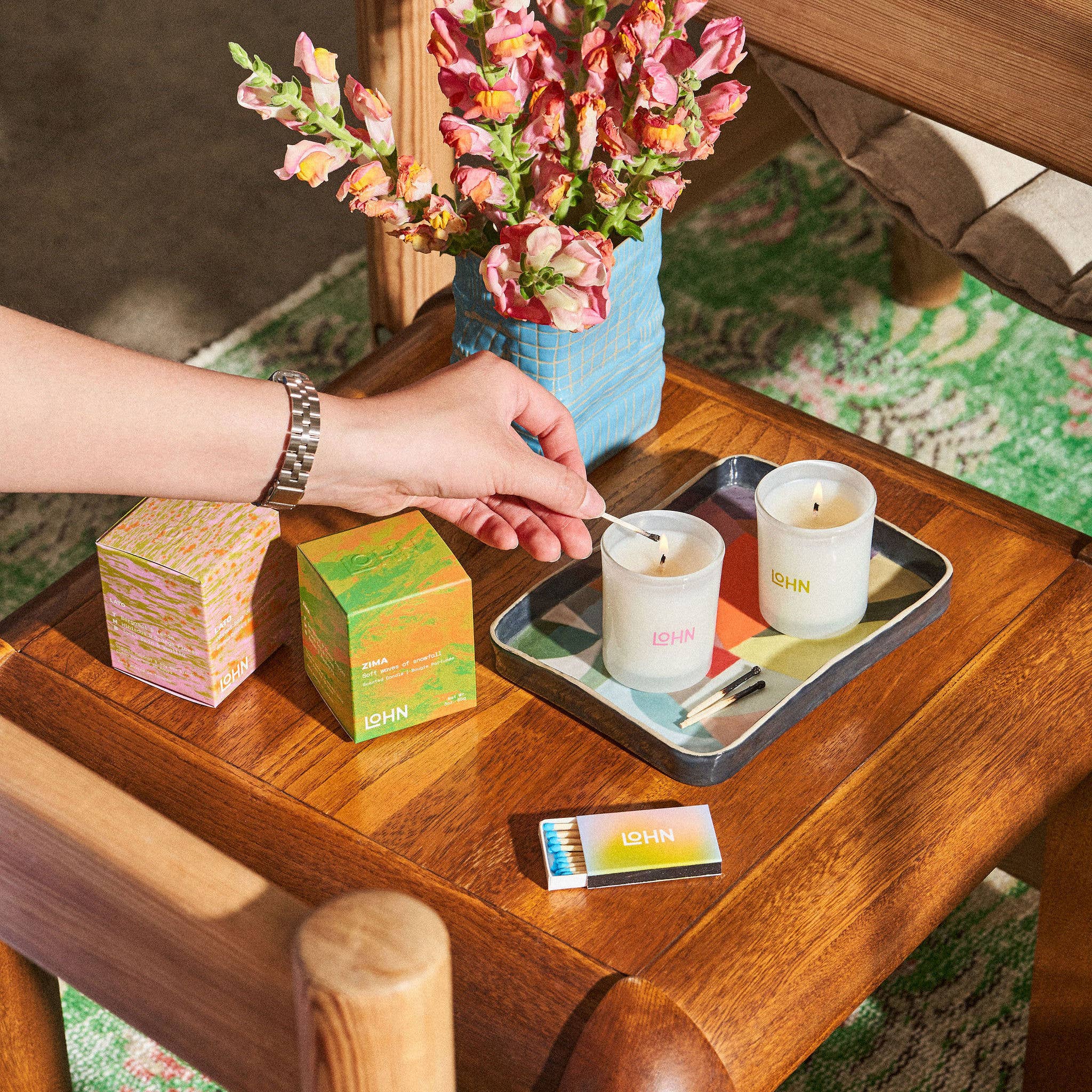 LOHN - Mini 3 oz Candle - LATO Lemon & Tonka Bean、mySite、garagedoors4me