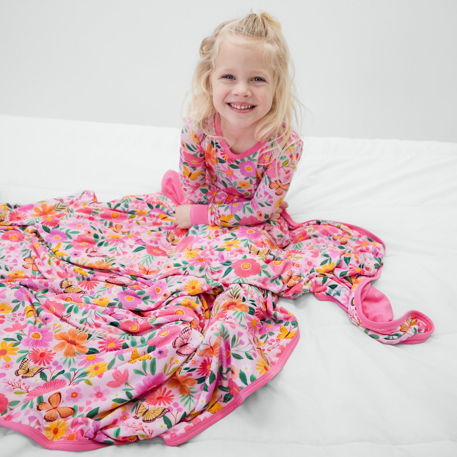  Butterfly Blooms Large Cloud Blanket®、mySite、layawaytickets