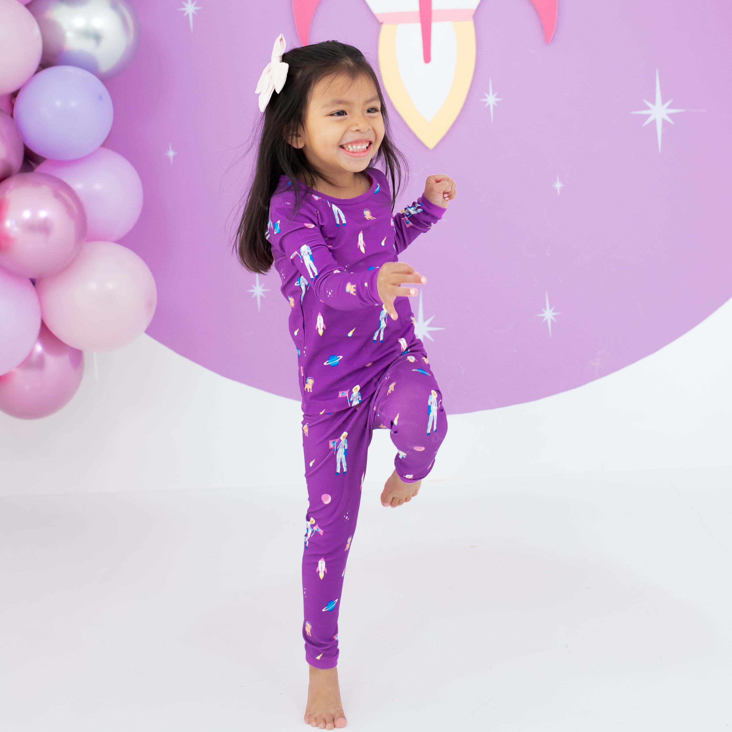  Long Sleeve Pajamas in Barbie™ Astronaut、mySite、layawaytickets