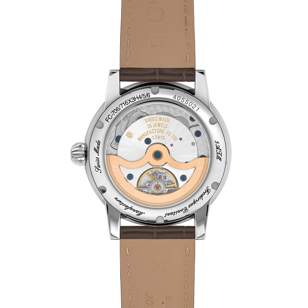  Manufacture Classic Date Automatic 40mm - Salmon on Leather Strap