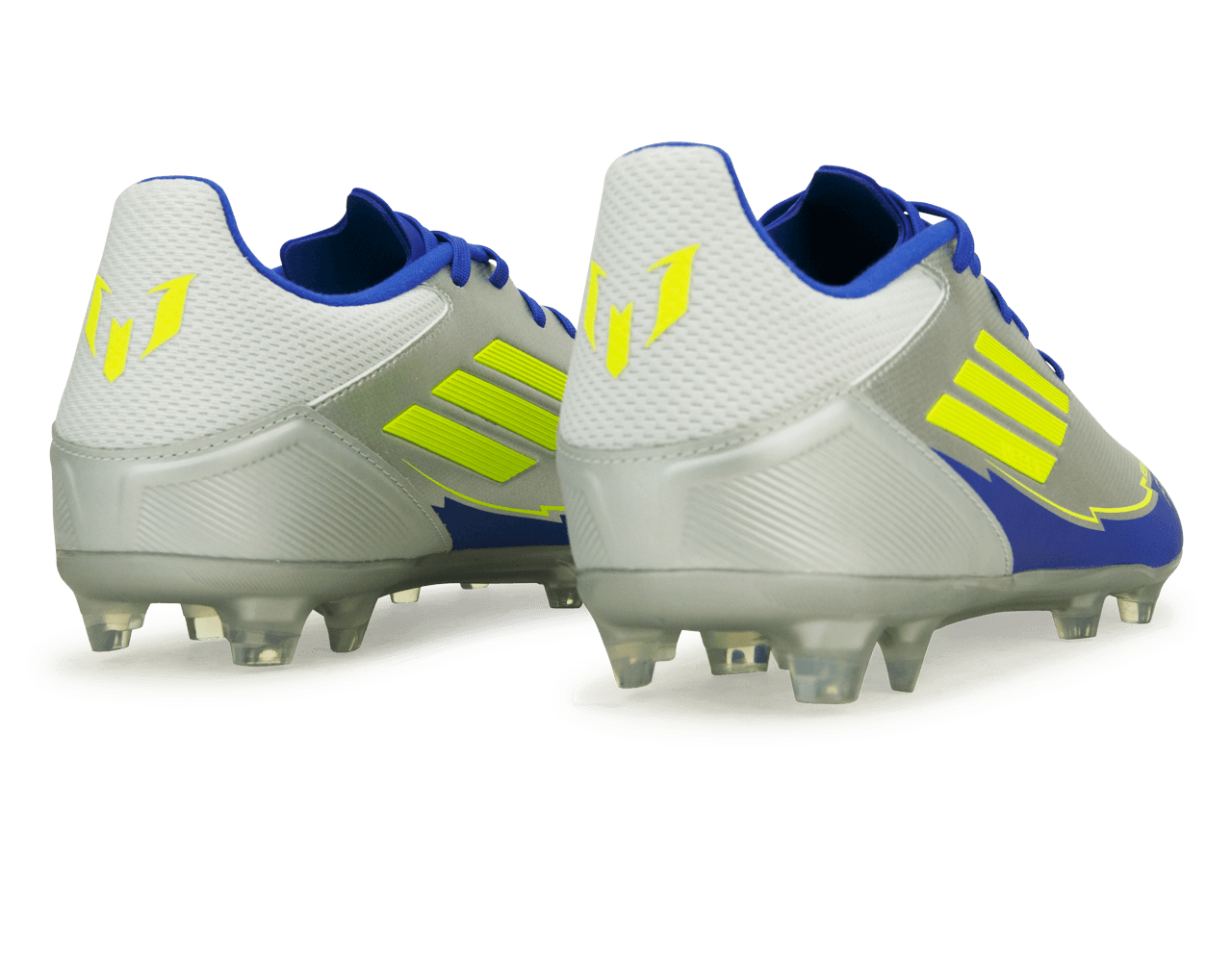 adidas Men's F50 League Messi FG/MG Silver/Volt/Blue、mySite、bottomscart
