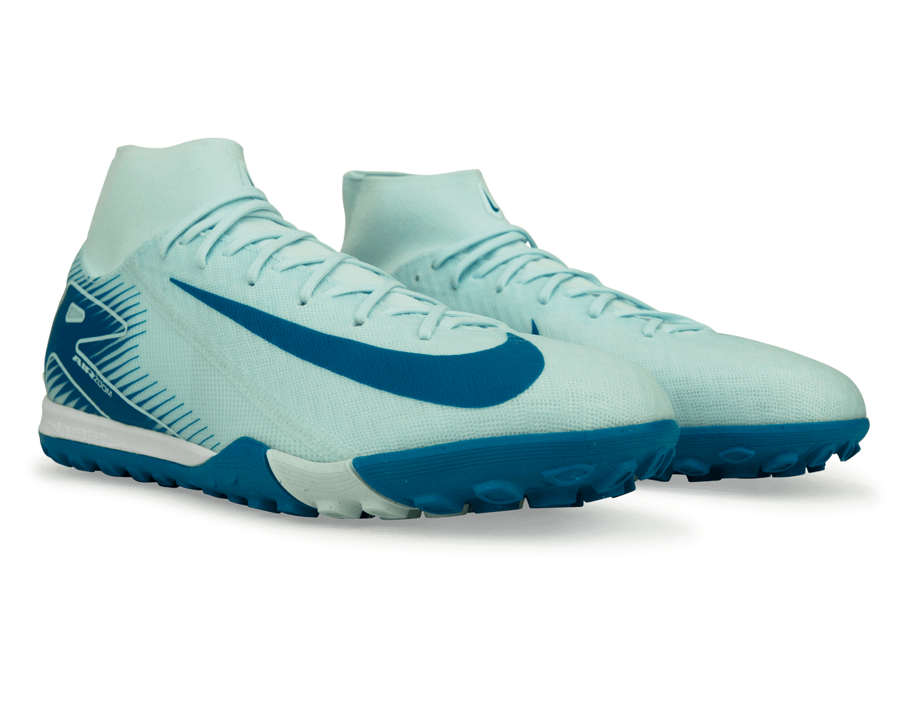 Nike Men's Zoom Mercurial Superfly 10 Academy TF Glacier Blue/Blue Orbit、mySite、noshort