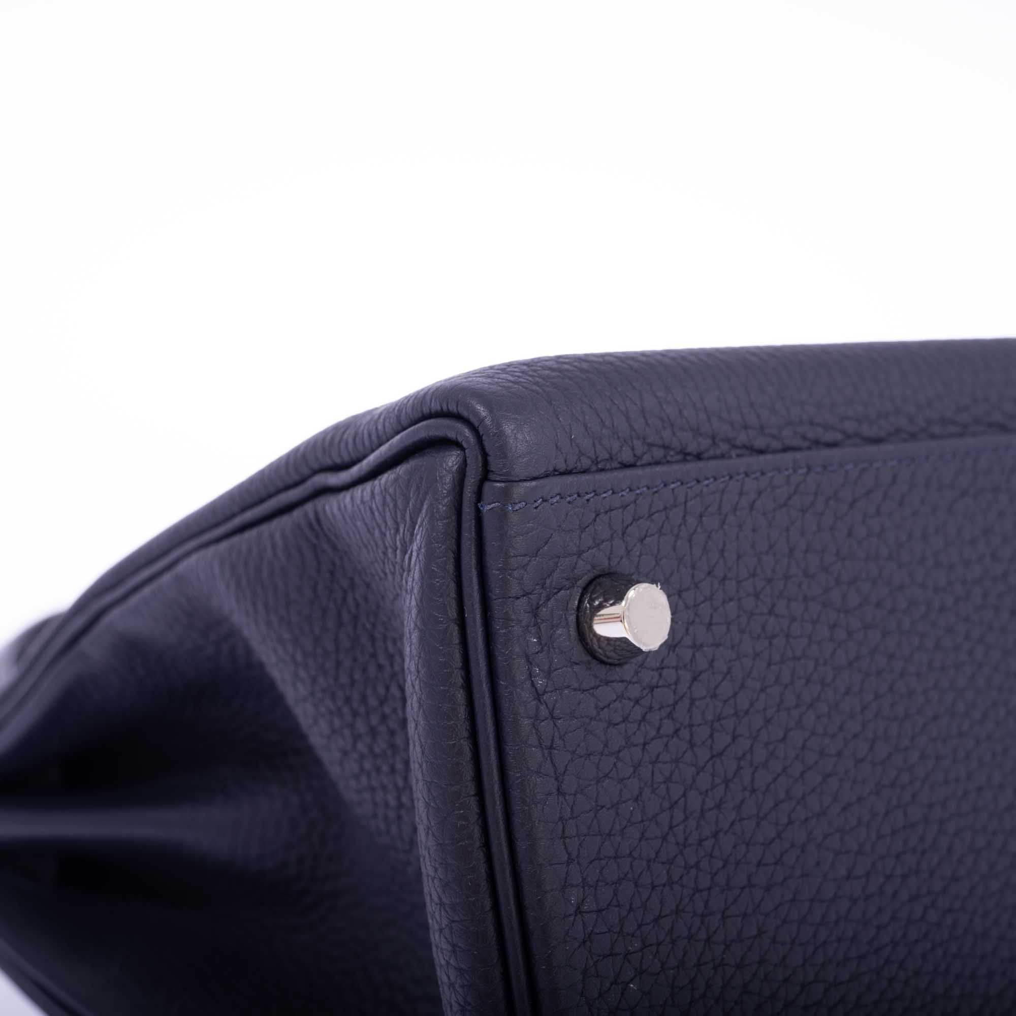 Hermès Kelly 28 Retourne Touch Bleu Nuit Togo and Bleu Marine Alligator Palladium Hardware、mySite、garminoutage.com