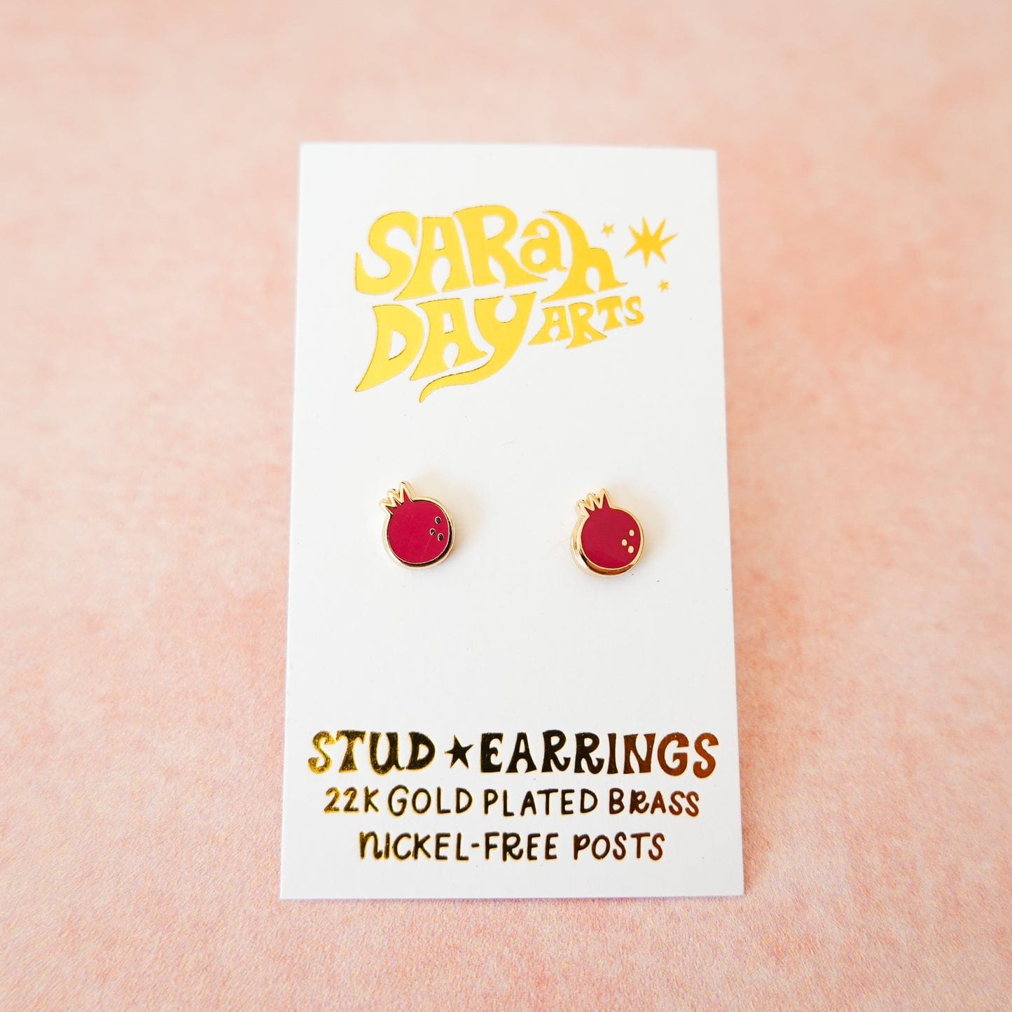 Pomegranate Stud Earrings、mySite、topwebapps