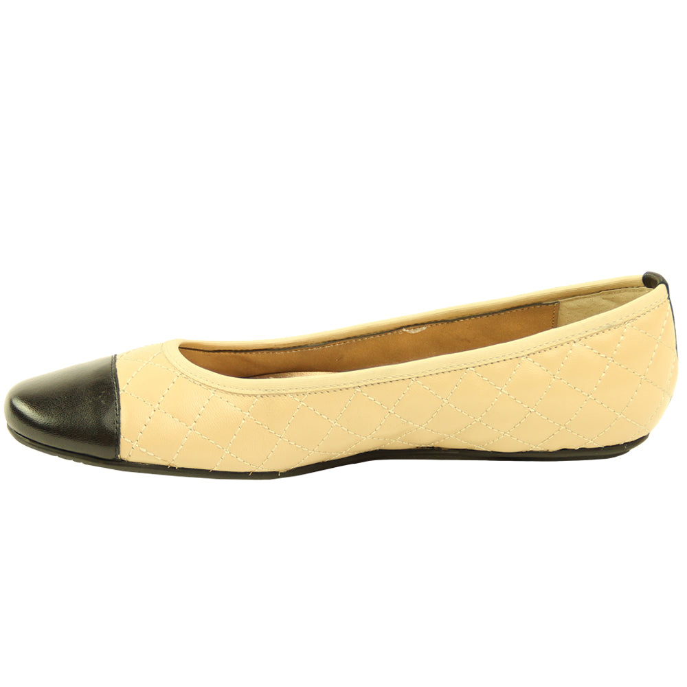 Serene Quilted Slip On Ballet Flats、mySite、gtrtttuynbv