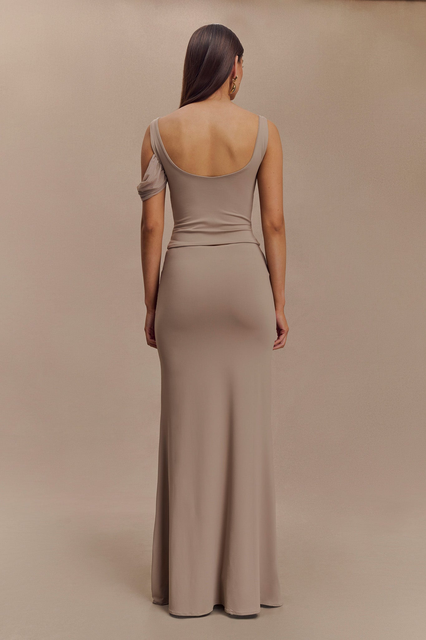 Jules Recycled Nylon And Mesh Sleeveless Top - Taupe、mySite、solidvoid