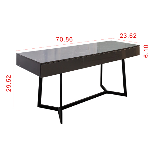 Multifunctional extendable console table、、casual