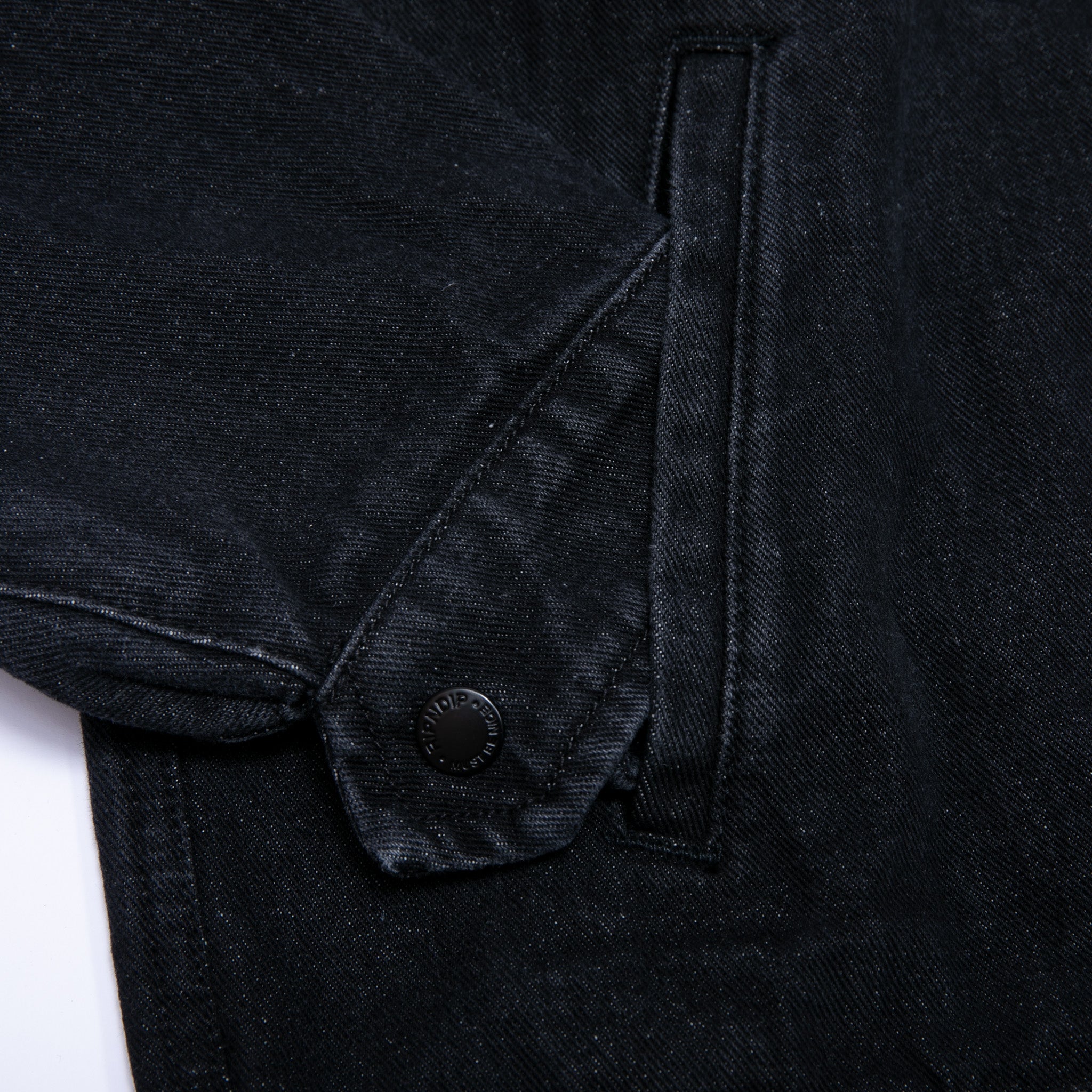  La Brea Peeking Nermal Work Jacket (Black Washed Denim)、mySite、merchandisen
