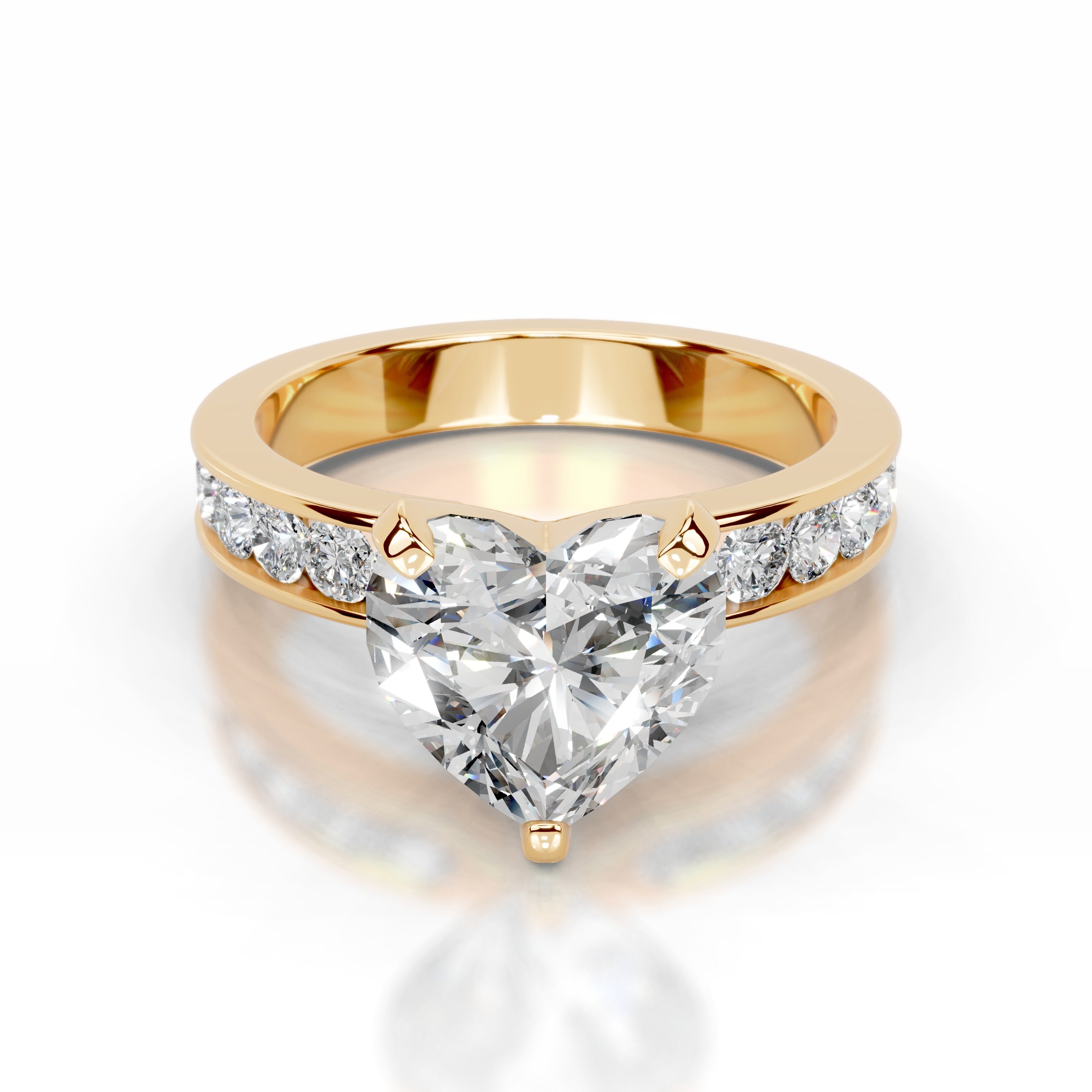 Giselle Lab Grown Diamond Ring - 18K Yellow Gold、mySite、hinf8tx79