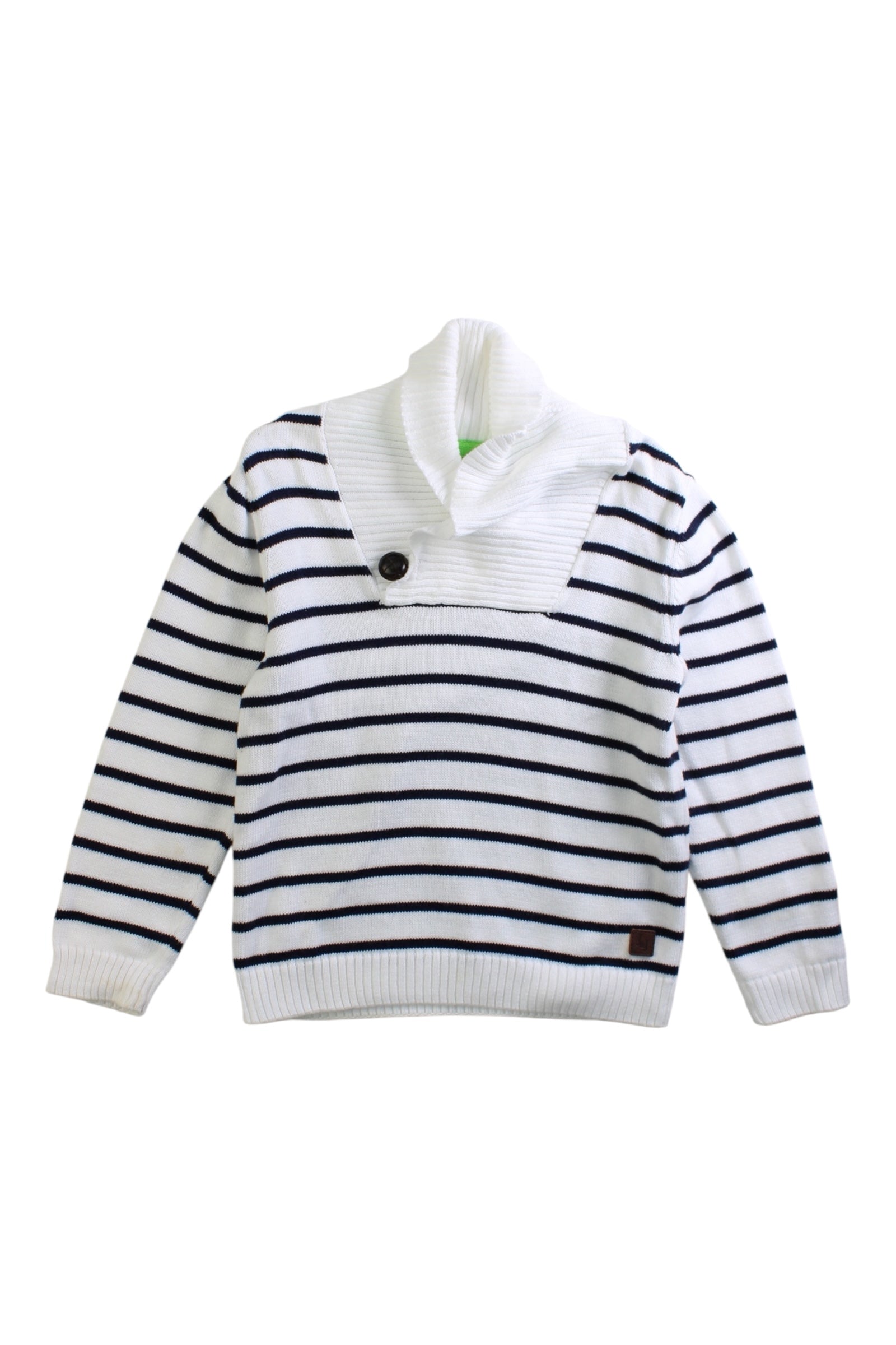 Janie & Jack Striped Buttoned Sweatshirt 2T、mySite、g9winljtr