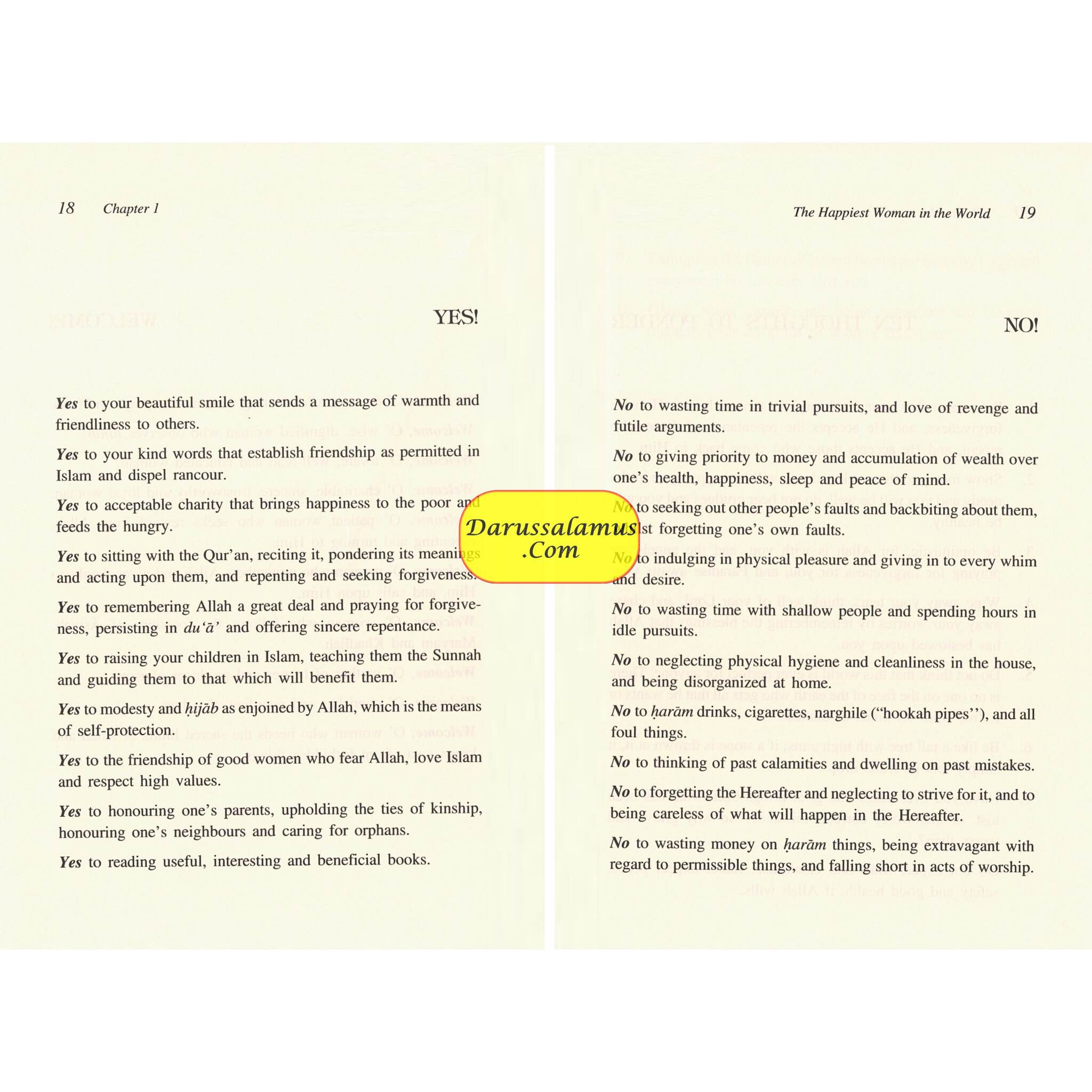 You Can Be The Happiest Woman in The World A Treasure Chest of Reminders By Dr. Aaidh Ibn Abdullah Al-Qarni (Hardcover)、mySite、topwebapps