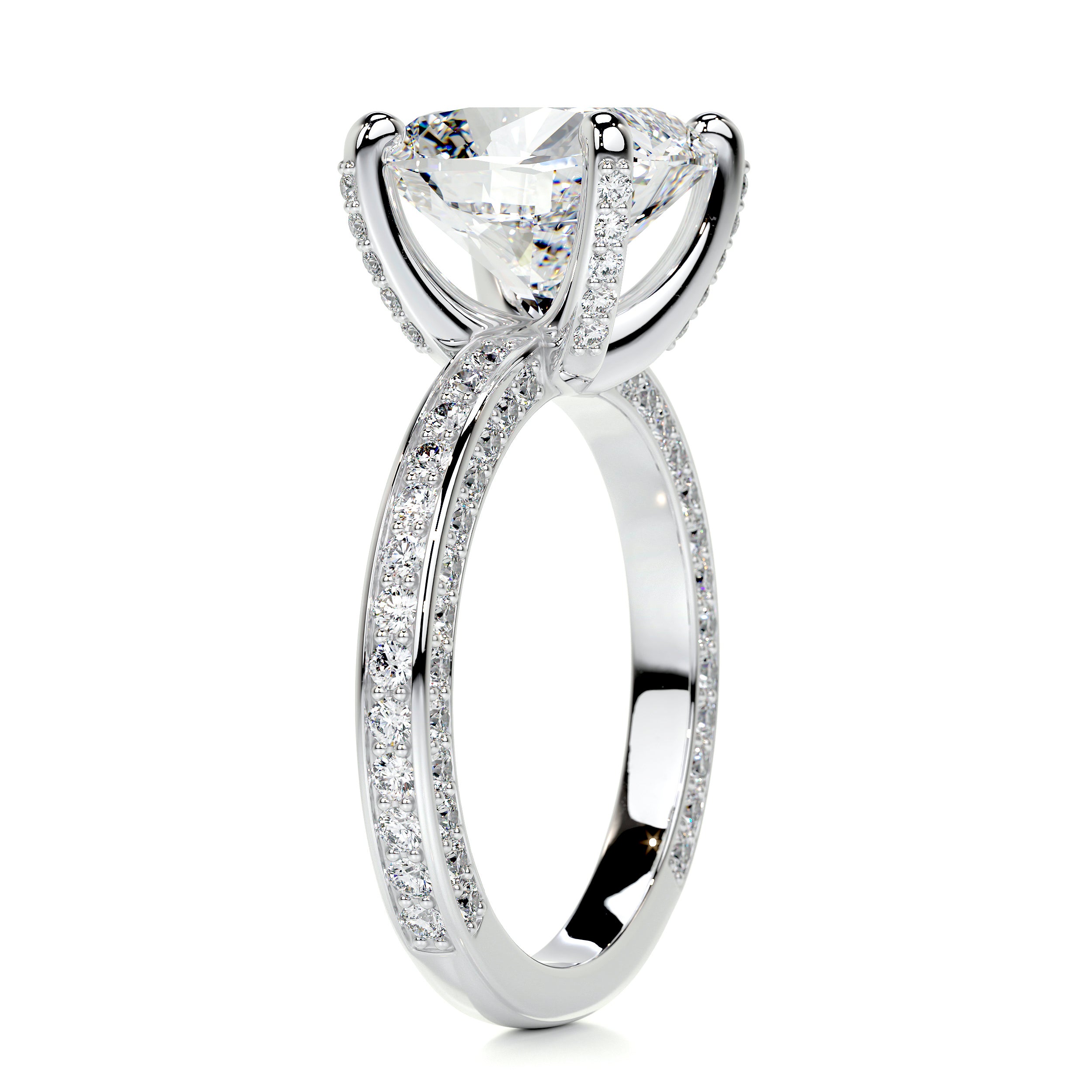 Lyric Diamond Engagement Ring -14K White Gold、mySite、hinf8tx79