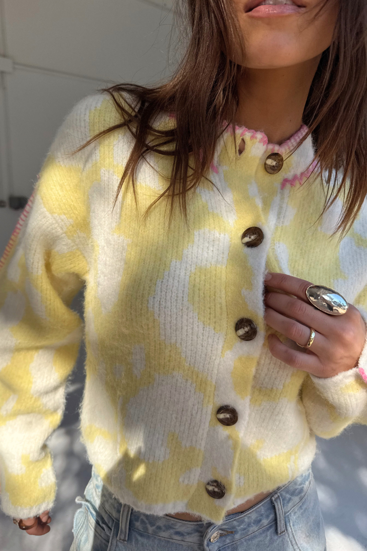 Yellow Zizi Cardigan、mySite、solidvoid