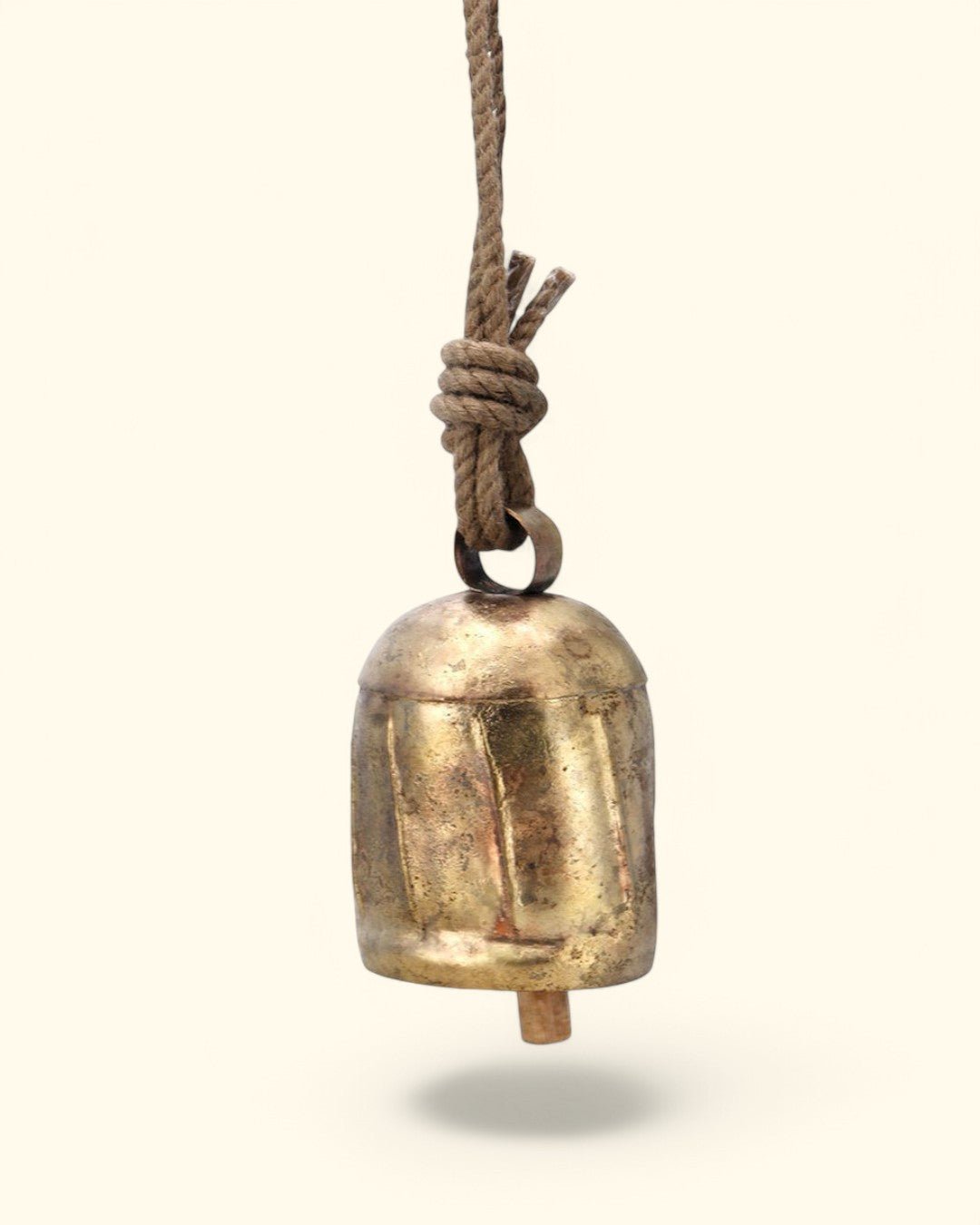 Deep Toned Traditional Indian Copper Cow Bells, Fair Trade、mySite、topwebapps