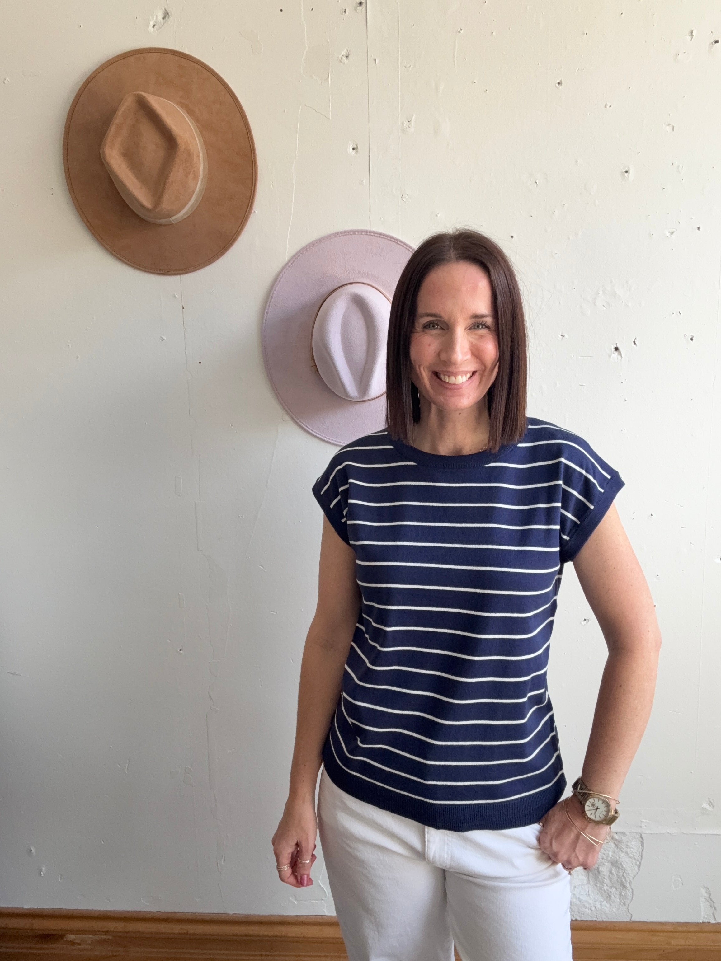 Stacy’s Striped Top、mySite、garagedoors4me