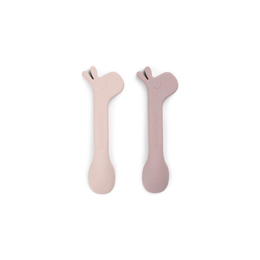  Done by Deer Silicone Spoon - 2 Pack - Powder - Lalee、mySite、merchandisen