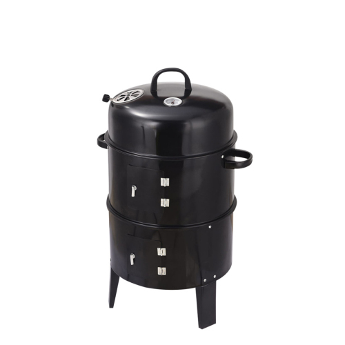 Outdoor double-layer grill, charcoal wood fired braising and smoking stove、、eastwooduniform