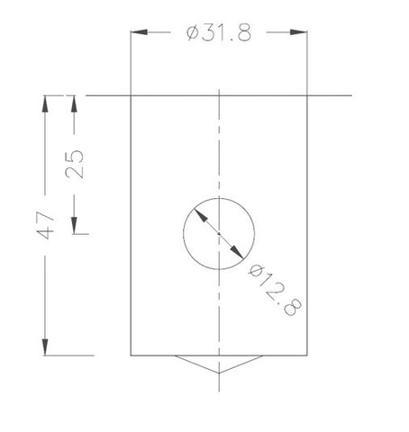 Dimensions of the connection