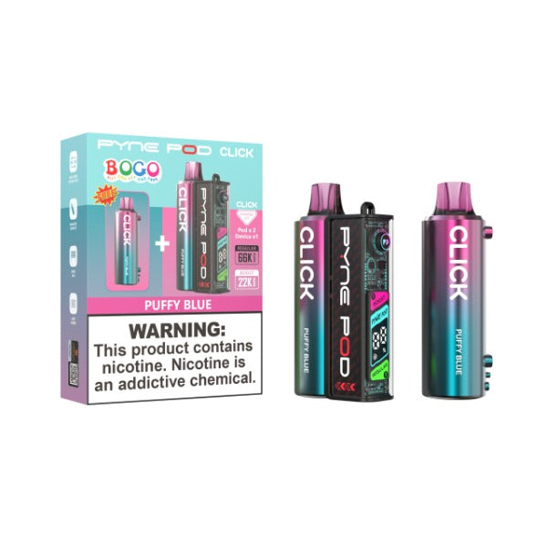 Pyne Pod Click 66,000 Puffs Disposable Kit、mySite、zt4zffjzw