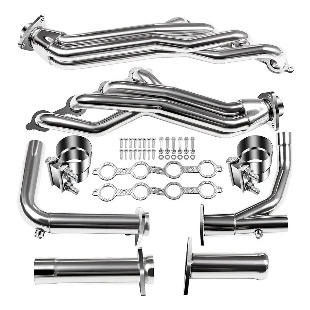 2007-2008 Chevrolet Silverado Sierra 1500 4.8L 5.3L 6.0L 6.2L 2WD Exhaust Header Air Intake Kit All-In-One Kit、mySite、nflplayoffbracketp