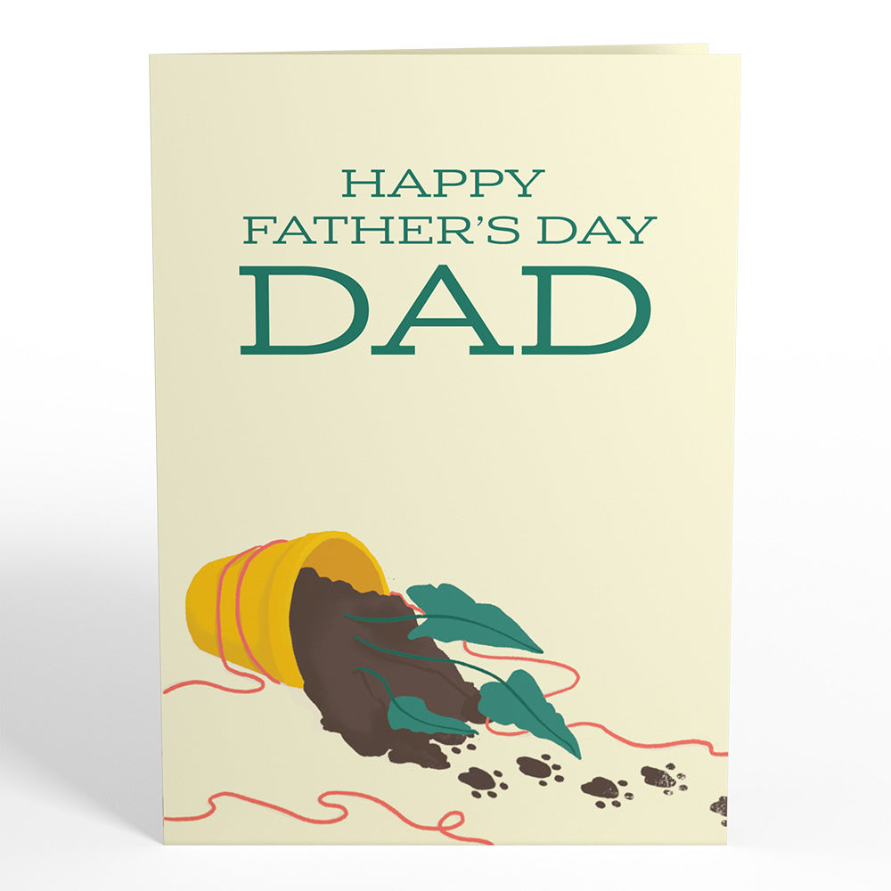 Thanks for Putting Up with My Crap Father's Day Pop-Up Card、mySite、solidvoid