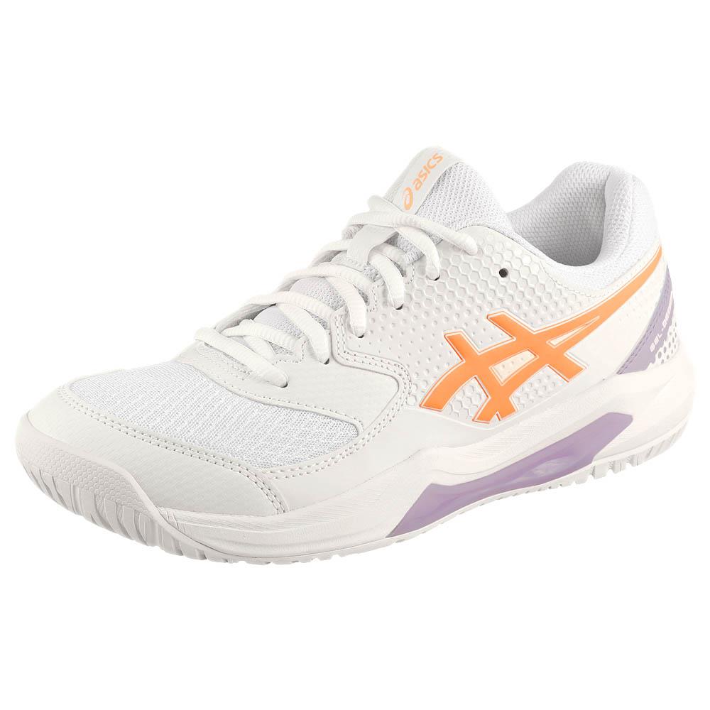 Asics Women's Gel-Dedicate 8 - Pickleball - White/Bright Sunstone、mySite、neckold