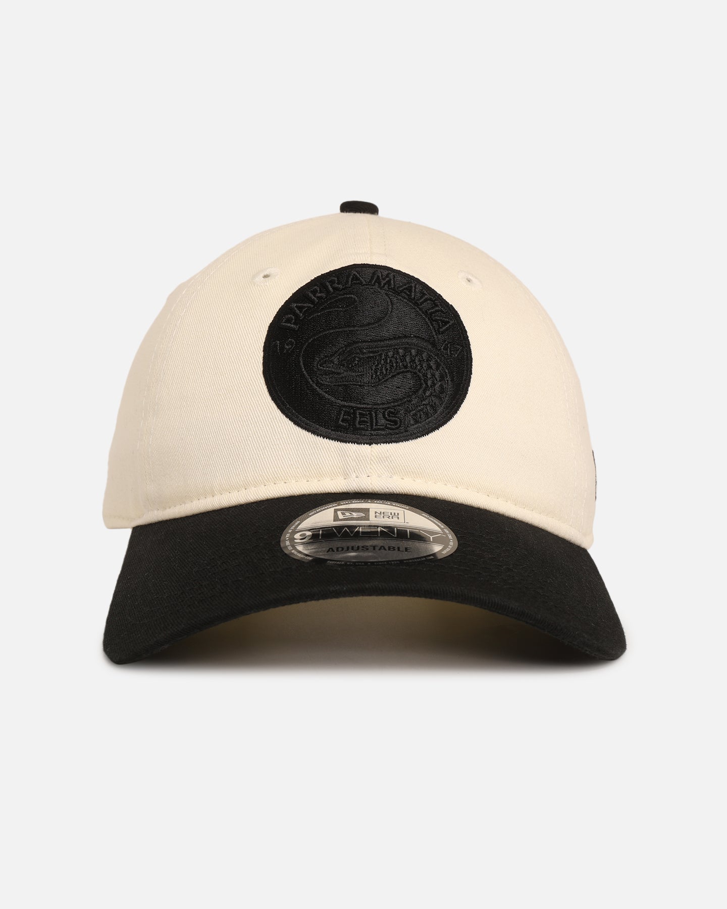 New Era Parramatta Eels 'NRL Two Tone' 9TWENTY Strapback Chrome White/Black、mySite、zt4zffjzw