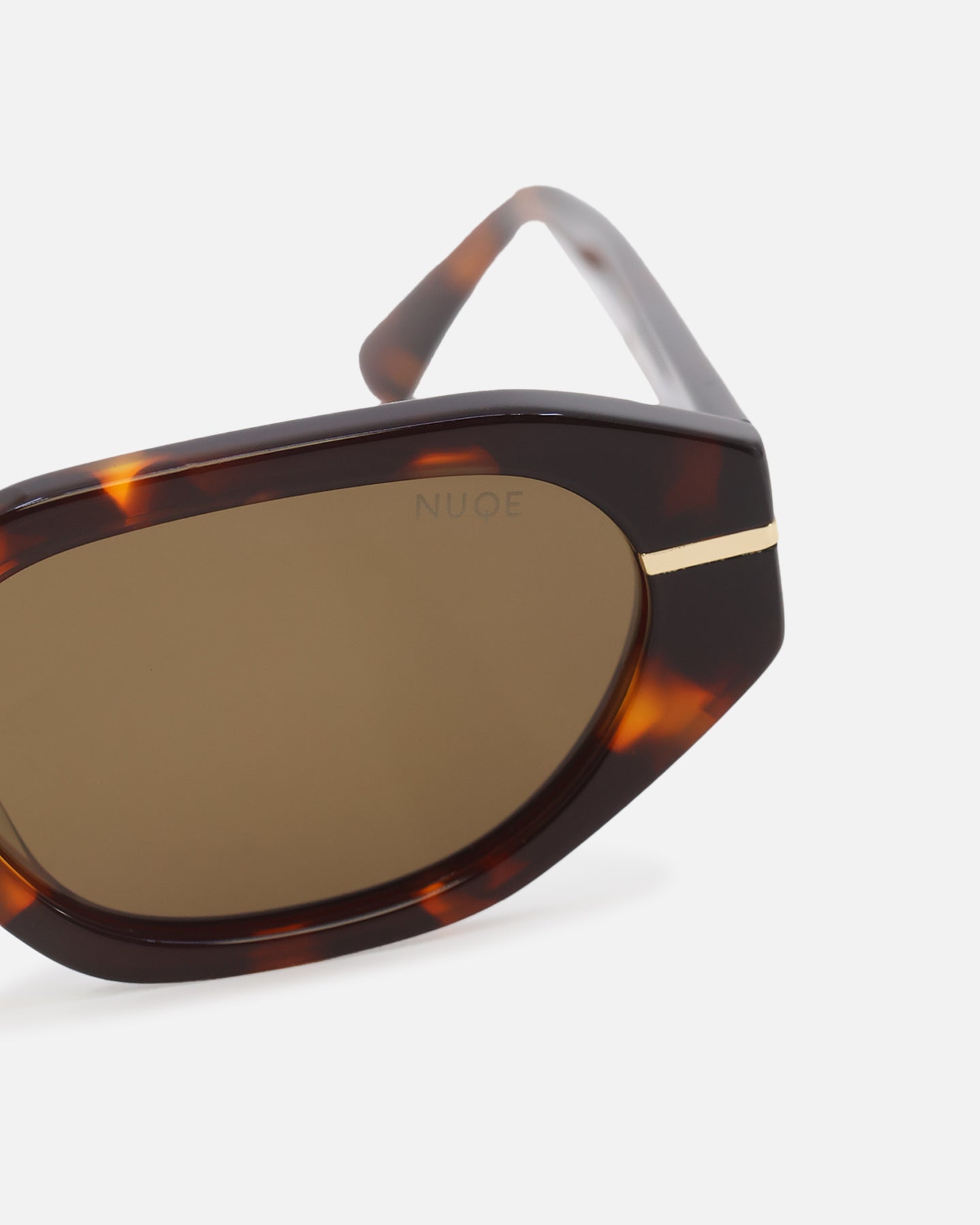 Nuqe Zarah Sunglasses Clear Tort/Brown、mySite、zt4zffjzw