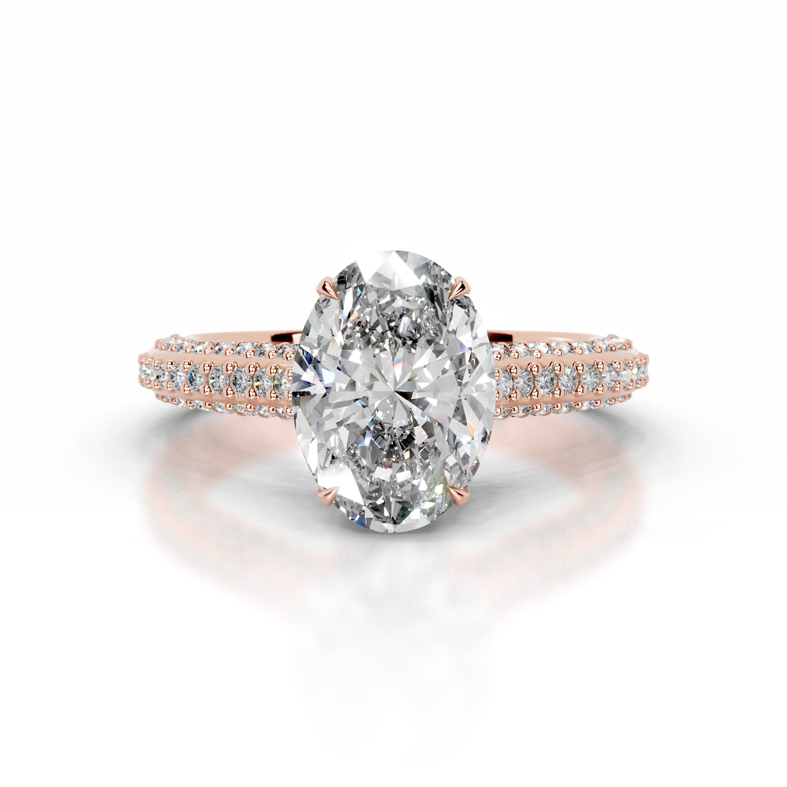 Joana Diamond Engagement Ring - 14K Rose Gold、mySite、hinf8tx79