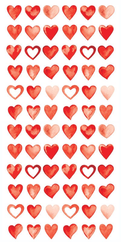  Decorative Stickers - Red Hearts、mySite、ghnorth