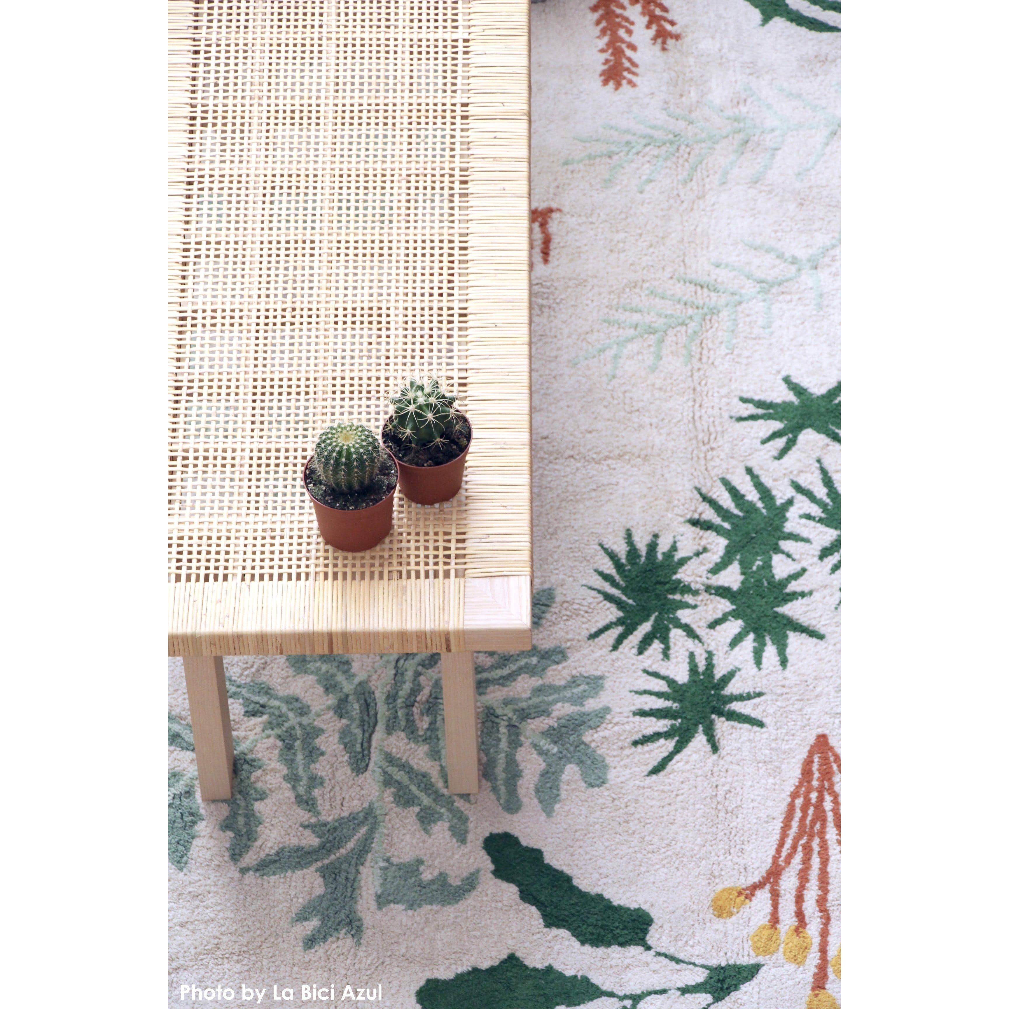 Botanic Plants Machine Washable Area Rug、mySite、gigharbornorthrealestate