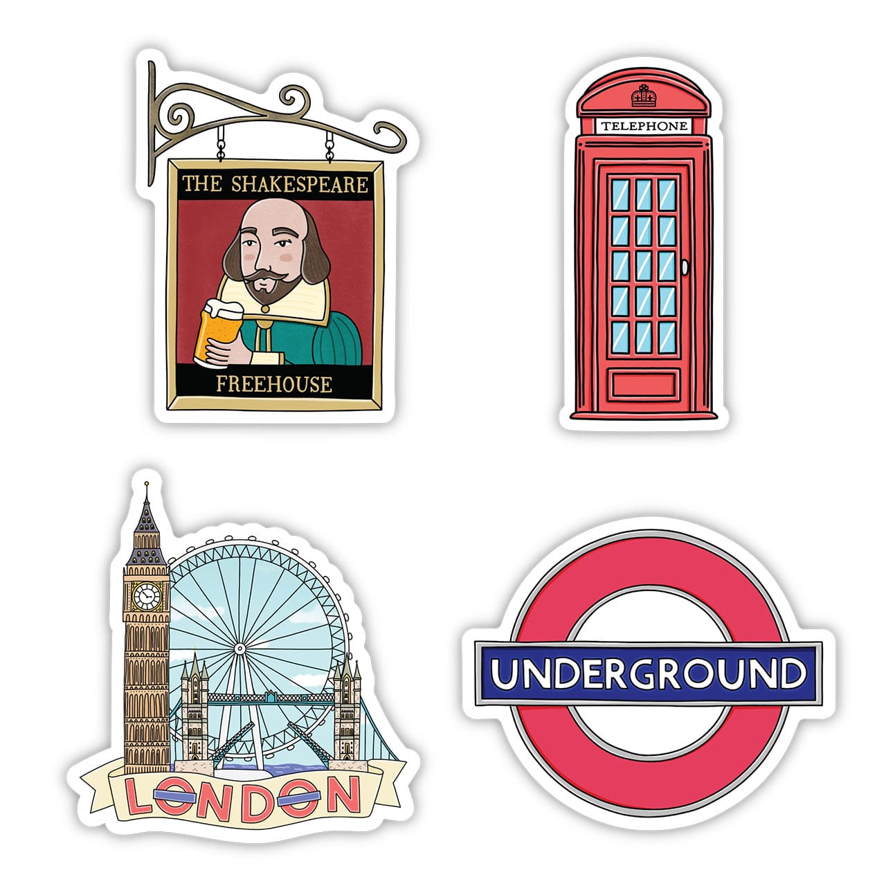  I Love London 4 Pack、mySite、ghnorth