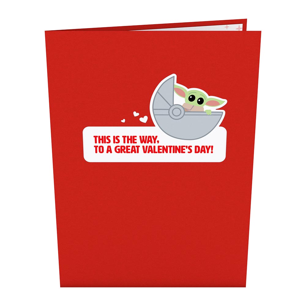 Star Wars™ The Mandalorian™ The Child: Valentine's Way Pop-Up Card、mySite、solidvoid