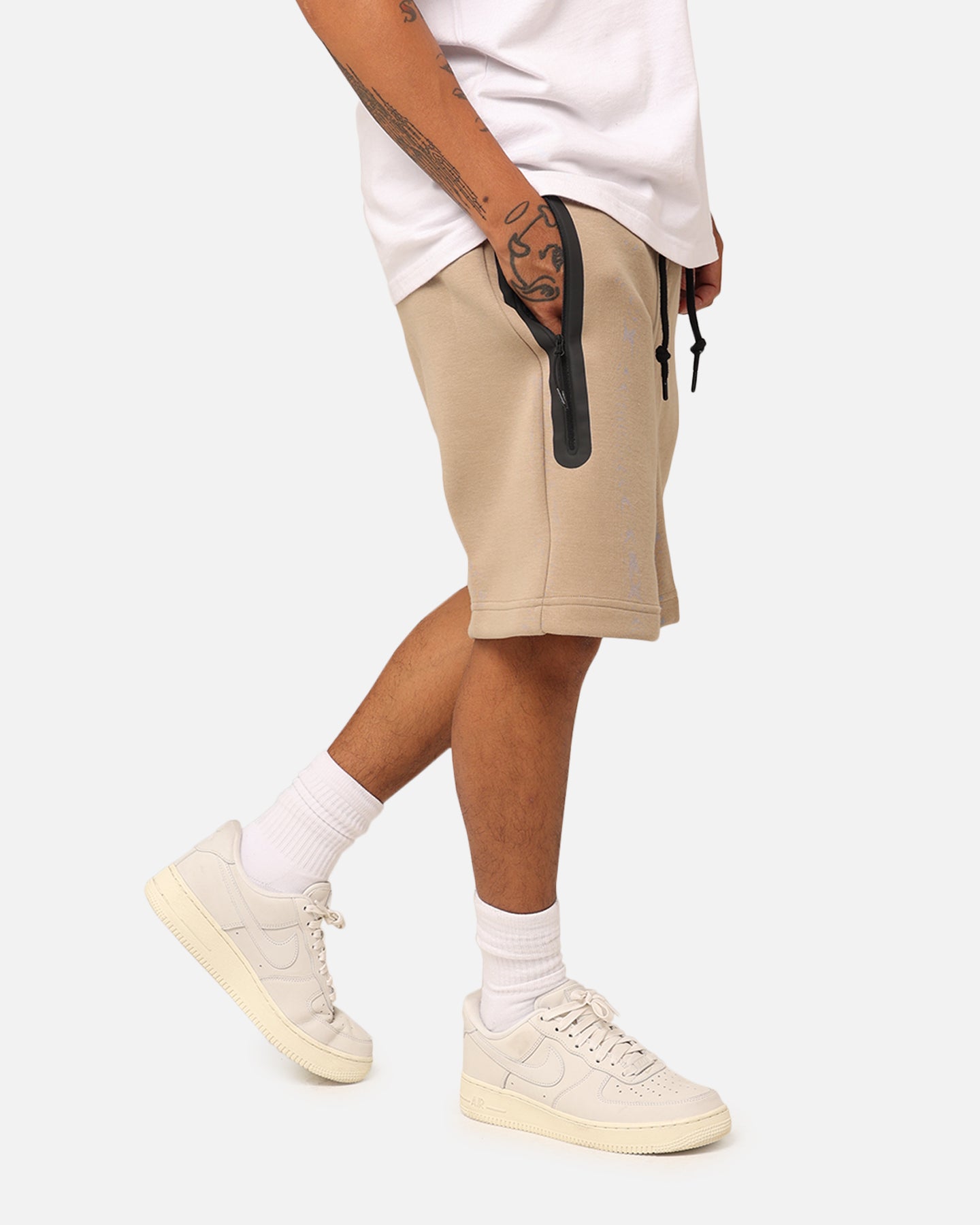 Nike Tech Fleece Shorts Khaki/Black、mySite、zt4zffjzw