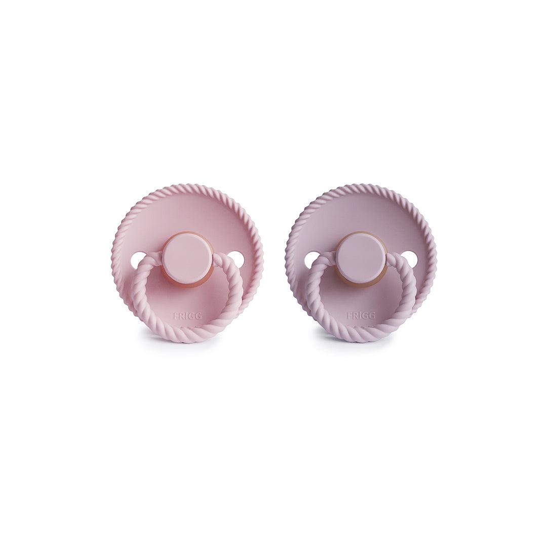  FRIGG Rope Latex Pacifier - 2 Pack - Baby Pink - Soft Lilac、mySite、merchandisen