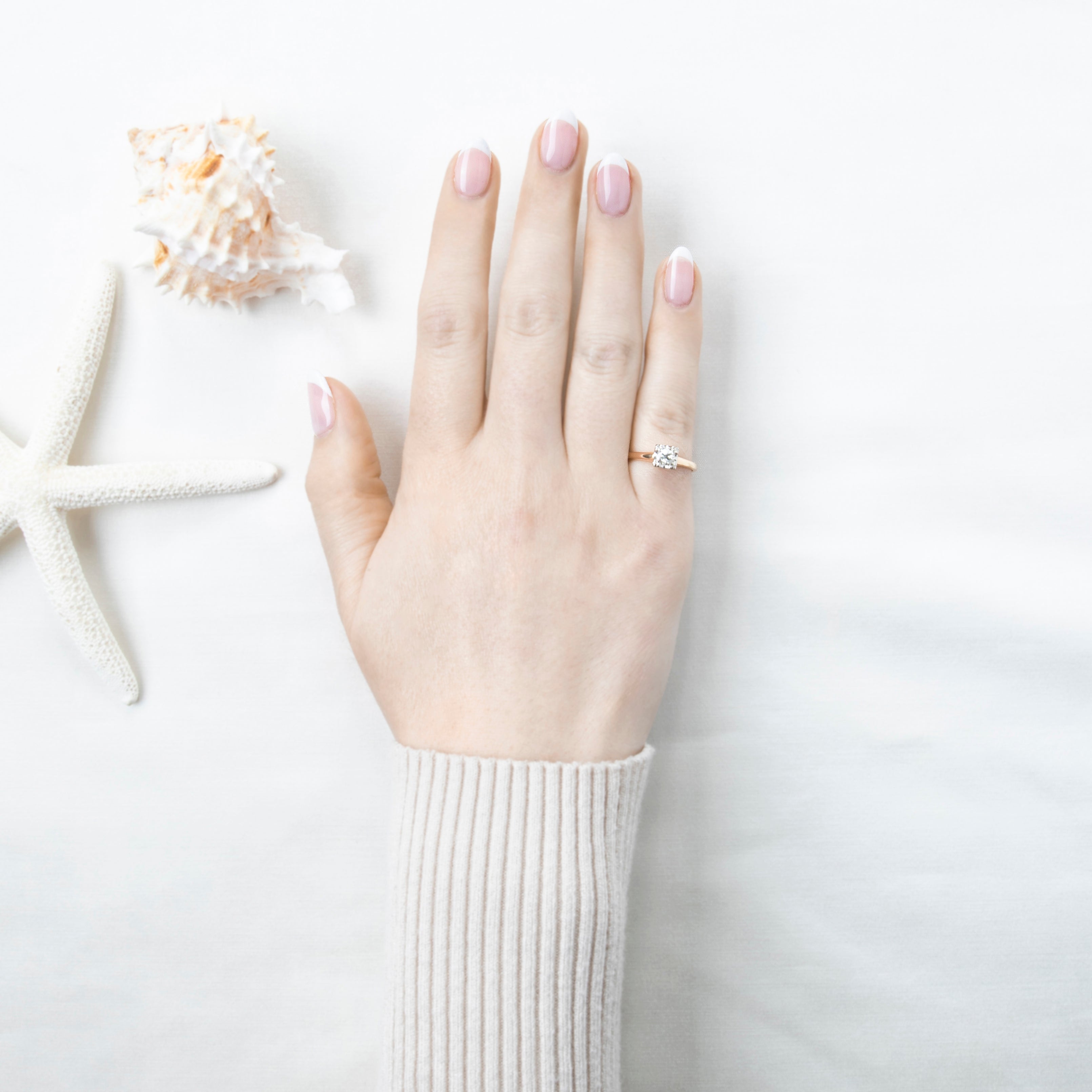 Vintage 14k Yellow & White Gold .35ct Diamond Solitaire Ring 6.25、mySite、hinf8tx79