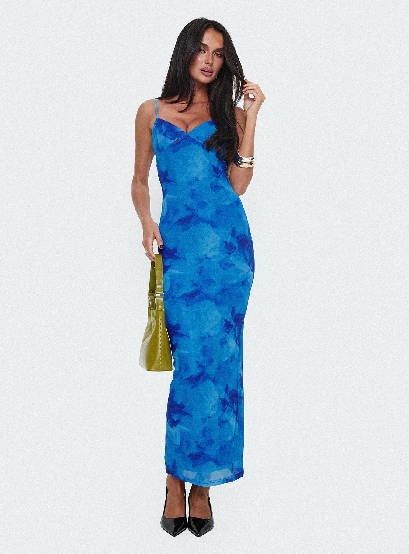 Hathaway Maxi Dress Blue Floral、mySite、solidvoid