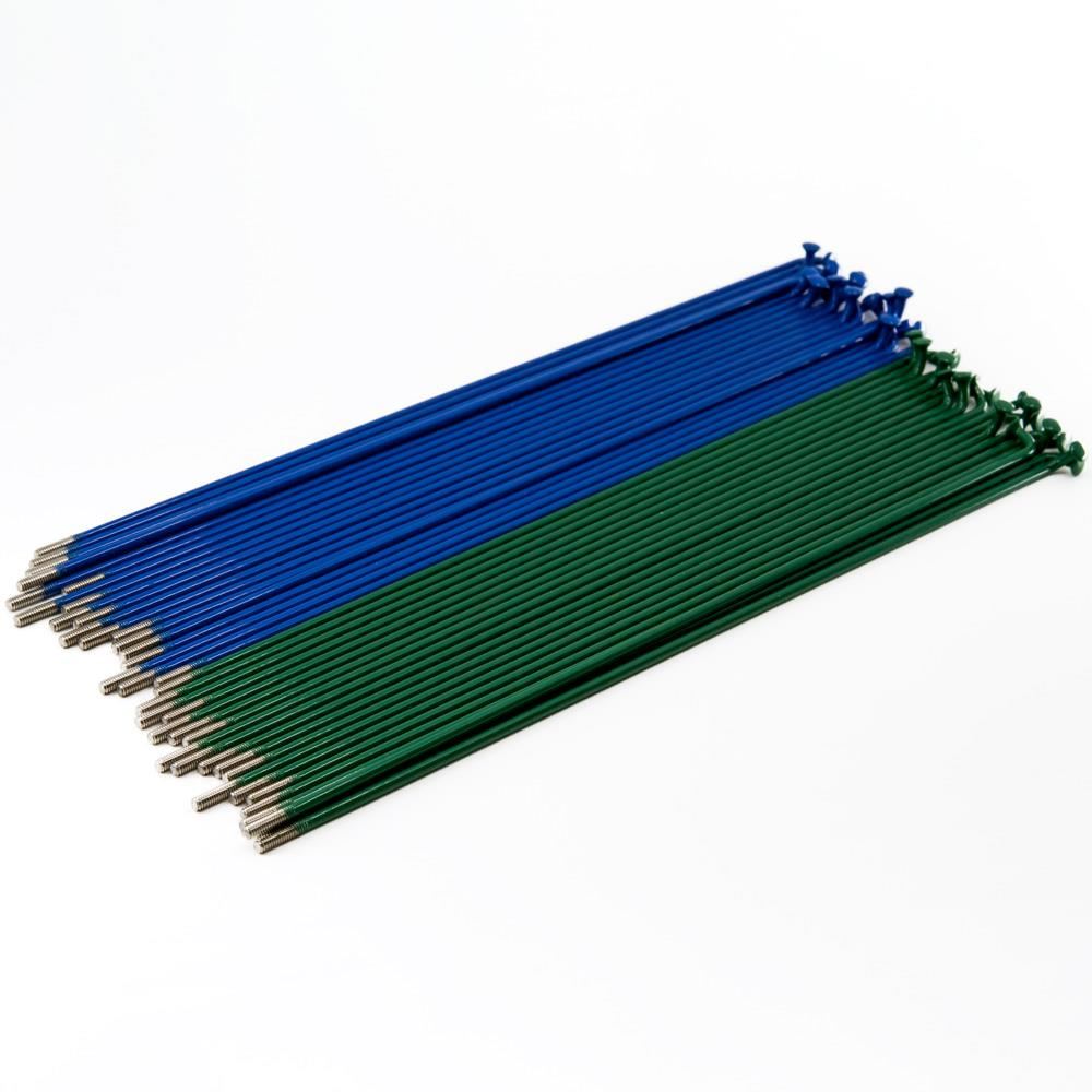  Source Stainless Spokes (40 Pack) - Blue/Green、mySite、merchandisen