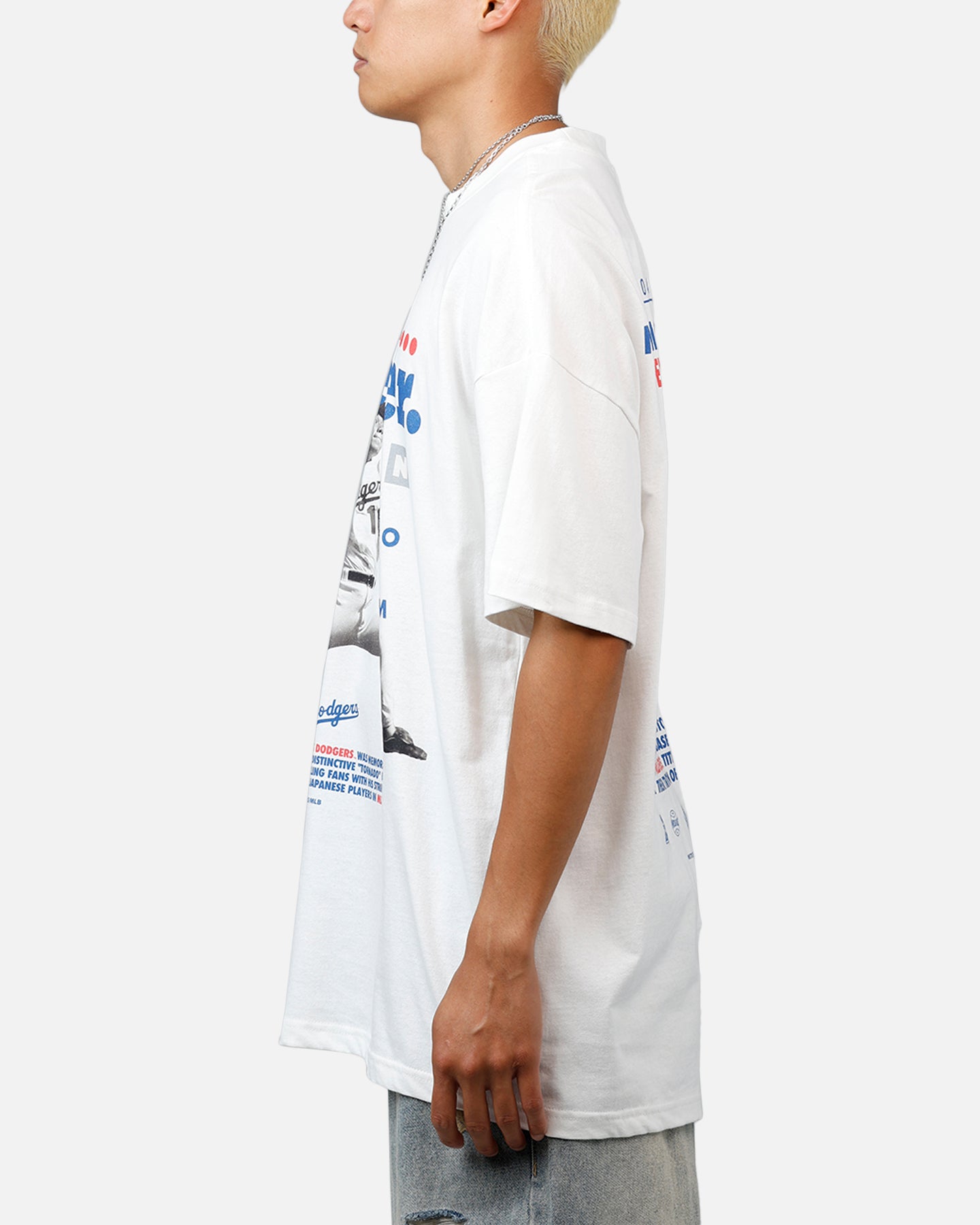 Mitchell & Ness Los Angeles Dodgers Hideo Nomo Got Better T-Shirt Vintage White、mySite、zt4zffjzw