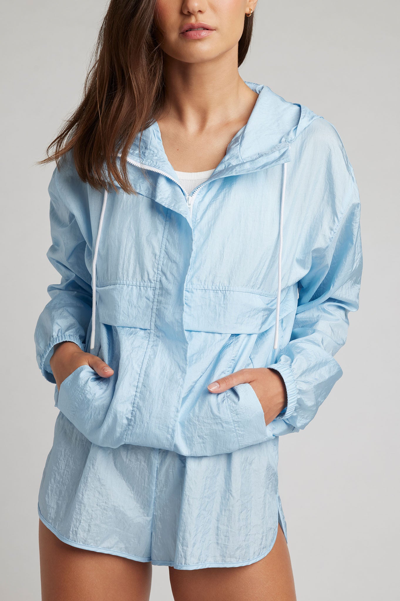 Parachute Zip Up in Glacier、mySite、bengalsvssteelers