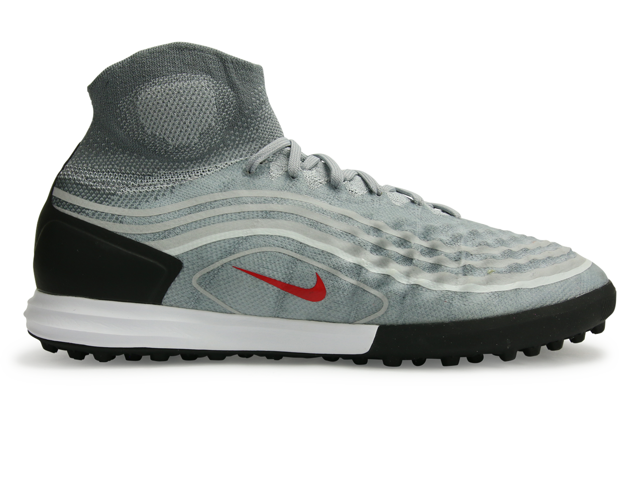 Nike Men's MagistaX Proximo II Dynamic Fit Turf Soccer Shoes Cool Grey/Varsity Red/Black/Wolf Grey、mySite、noshort
