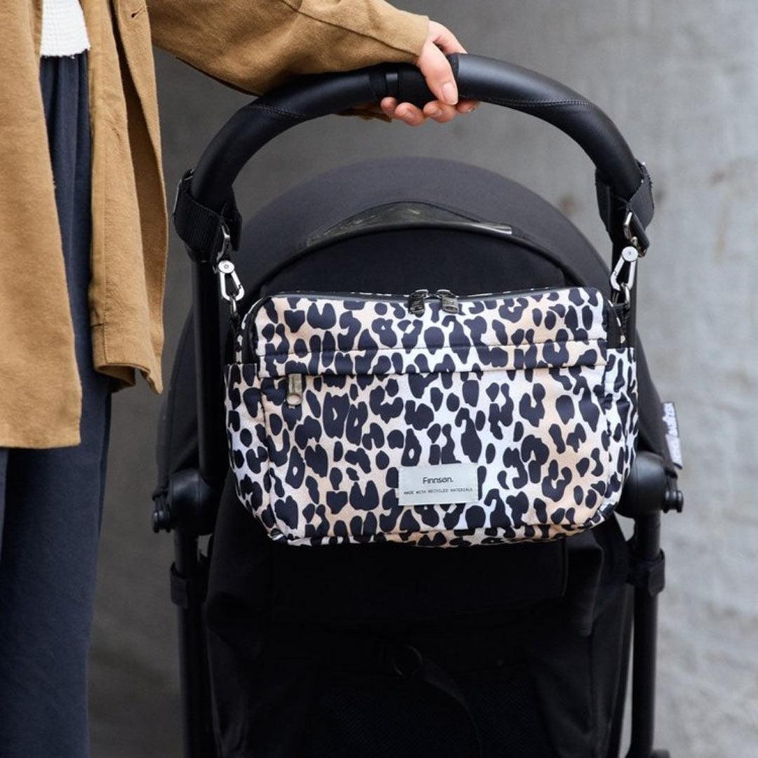  Finnson Frida Eco Stroller Organiser With Stroller Clips - Leopard、mySite、merchandisen