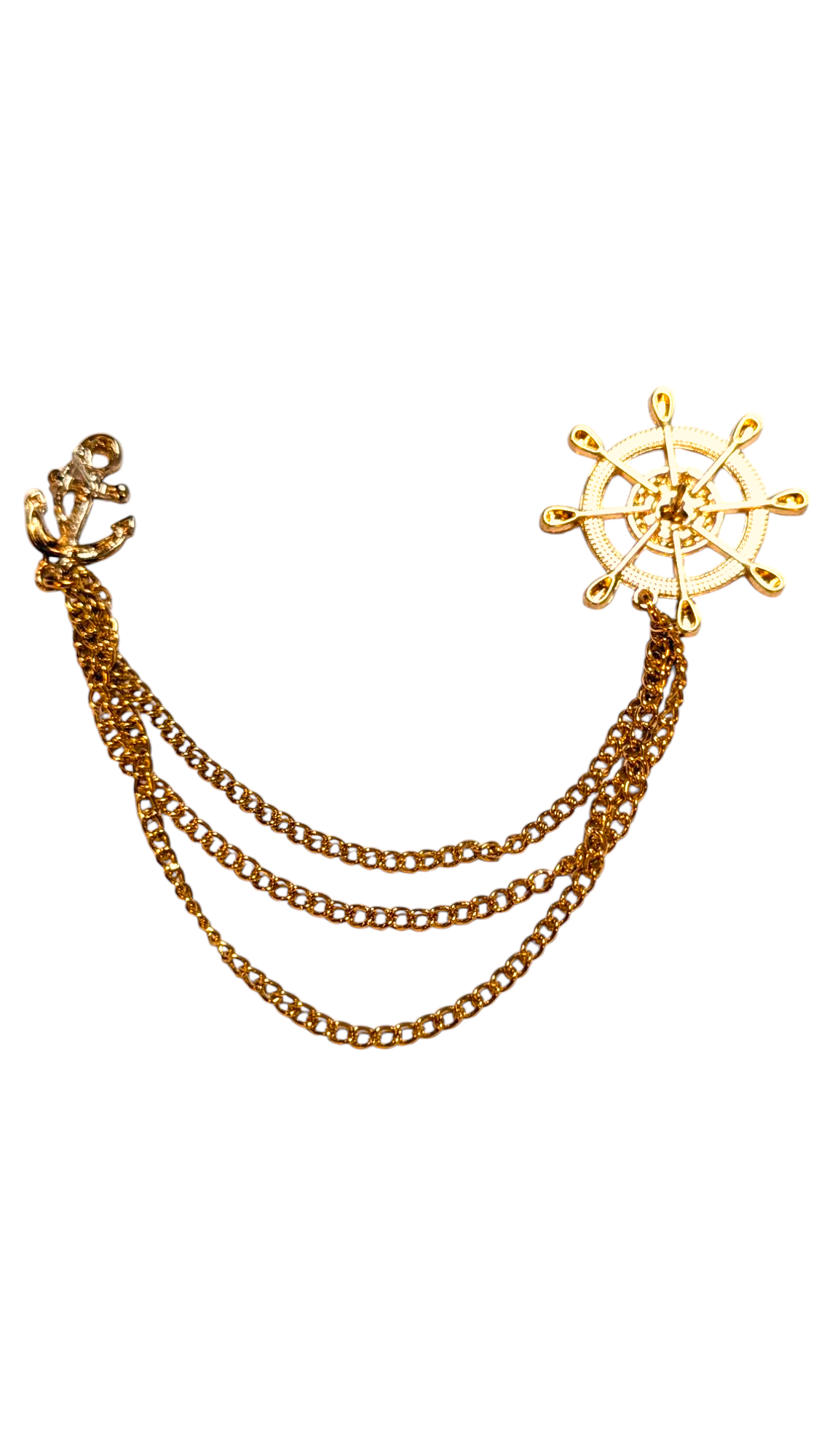 Dupsie's Kion Gold and Black Helm Lapel Brooch Pin DPLPGSH1、mySite、solidvoid